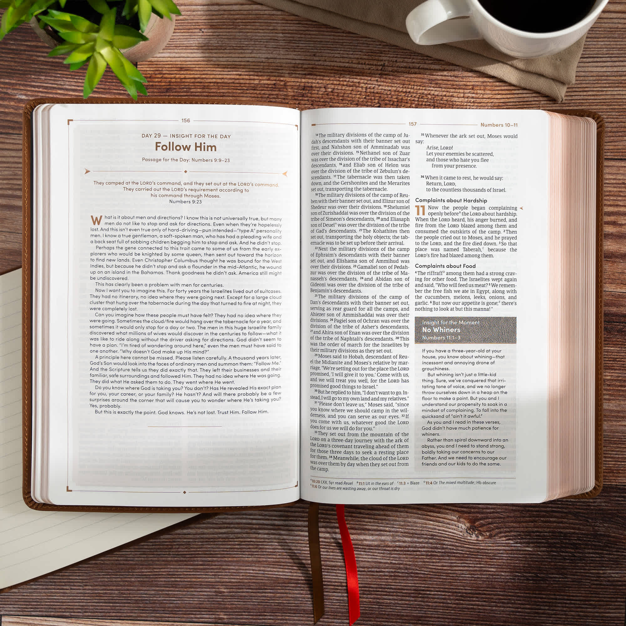 slide 6 of 10 for CSB Men's Daily Bible, Brown Genuine Leather