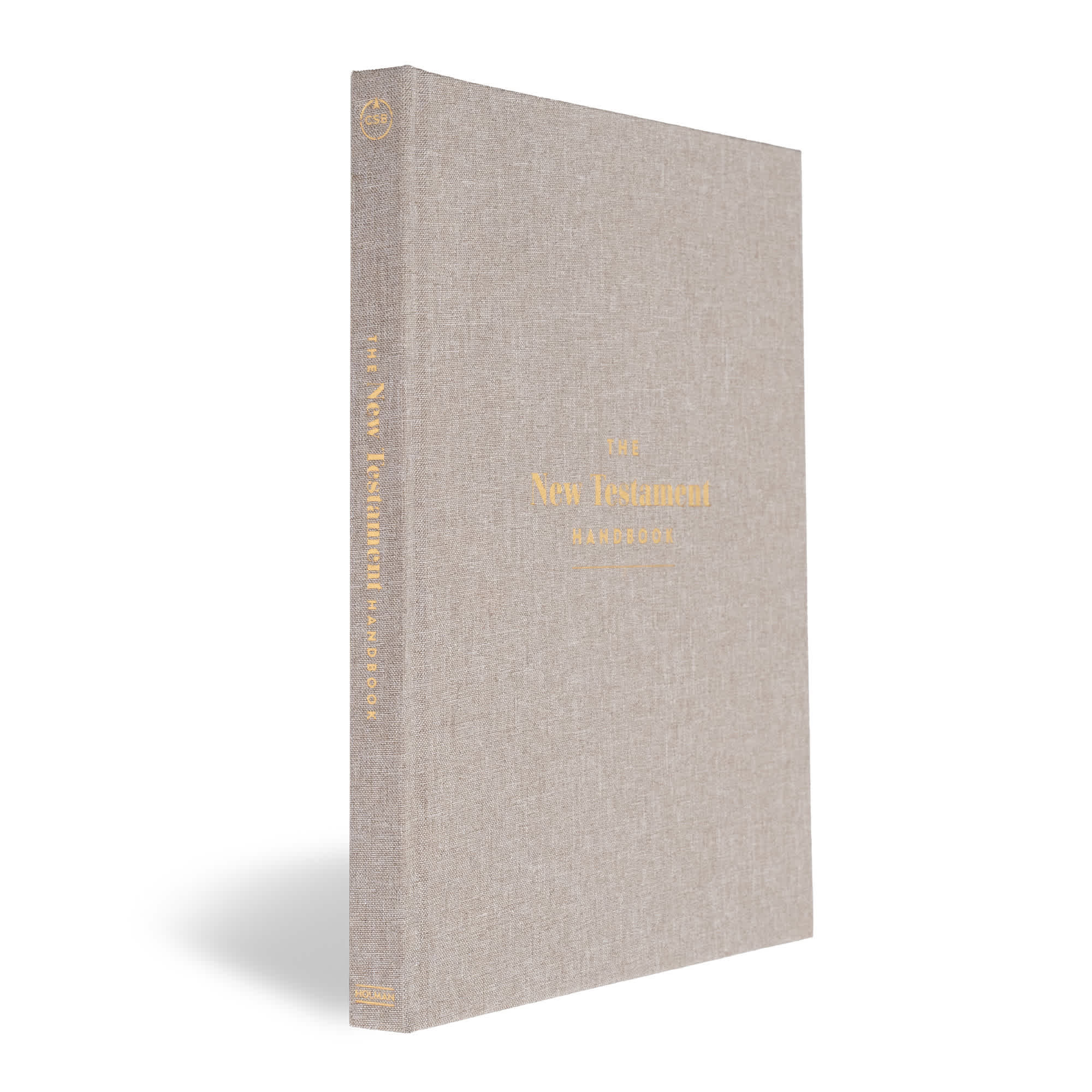 slide 2 of 9 for The New Testament Handbook, Stone Cloth Over Board