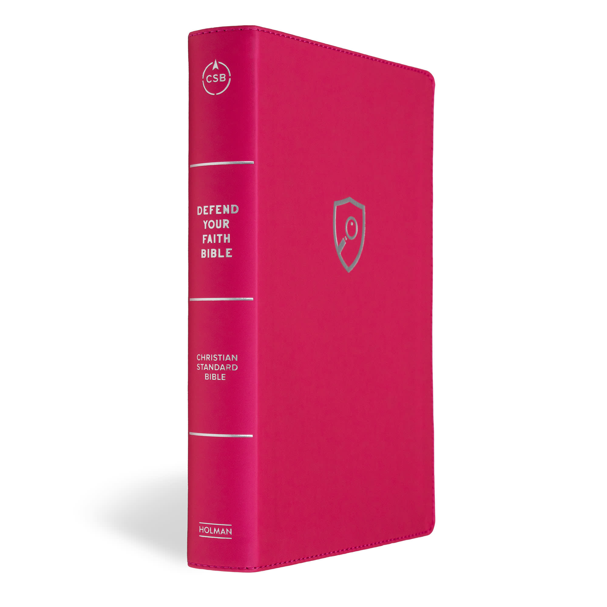 slide 3 of 11 for CSB Defend Your Faith Bible, Pink LeatherTouch