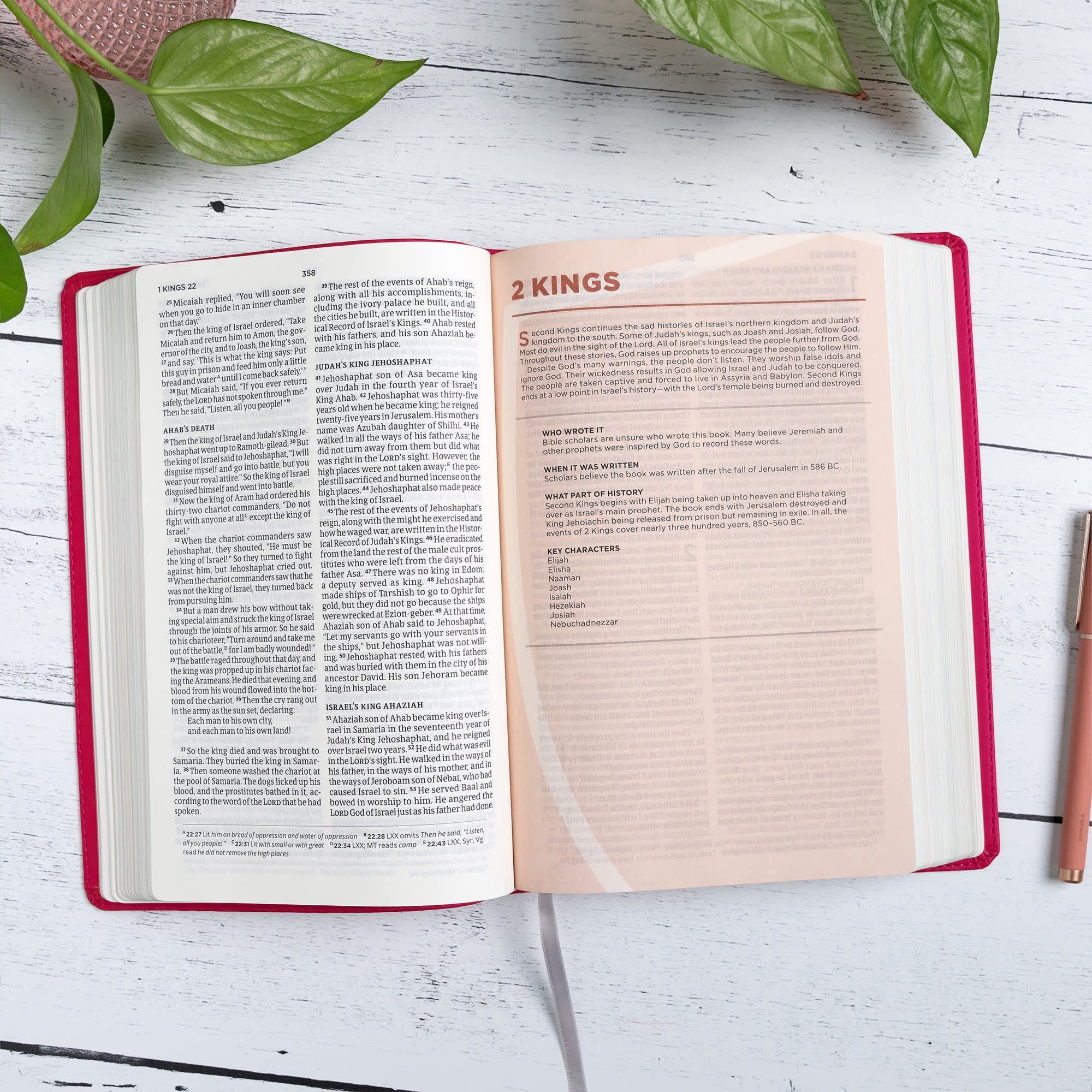 slide 7 of 11 for CSB Defend Your Faith Bible, Pink LeatherTouch