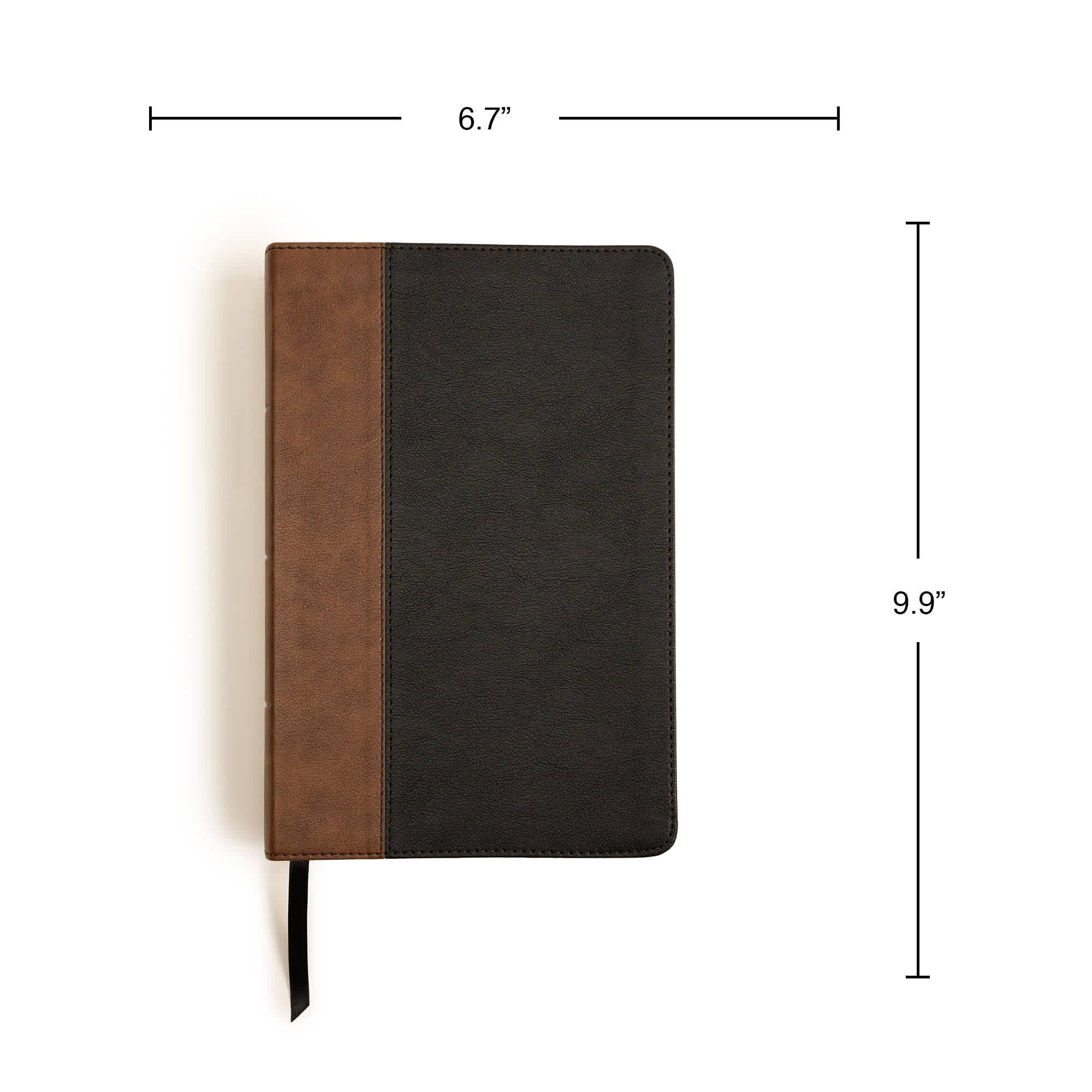 slide 7 of 9 for KJV Personal Size Giant Print Bible, Black/Brown LeatherTouch