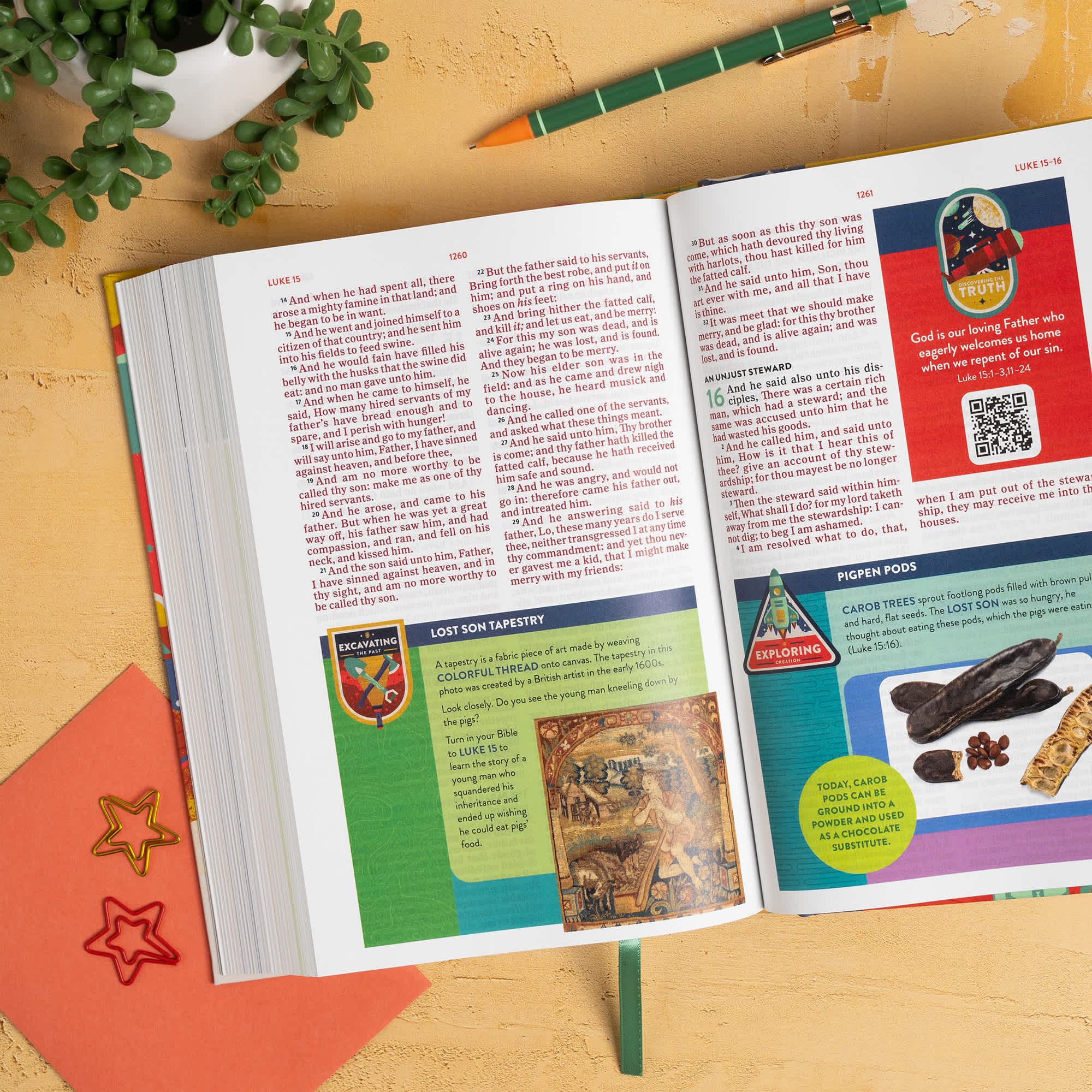slide 5 of 12 for KJV Explorer Bible for Kids, Hardcover