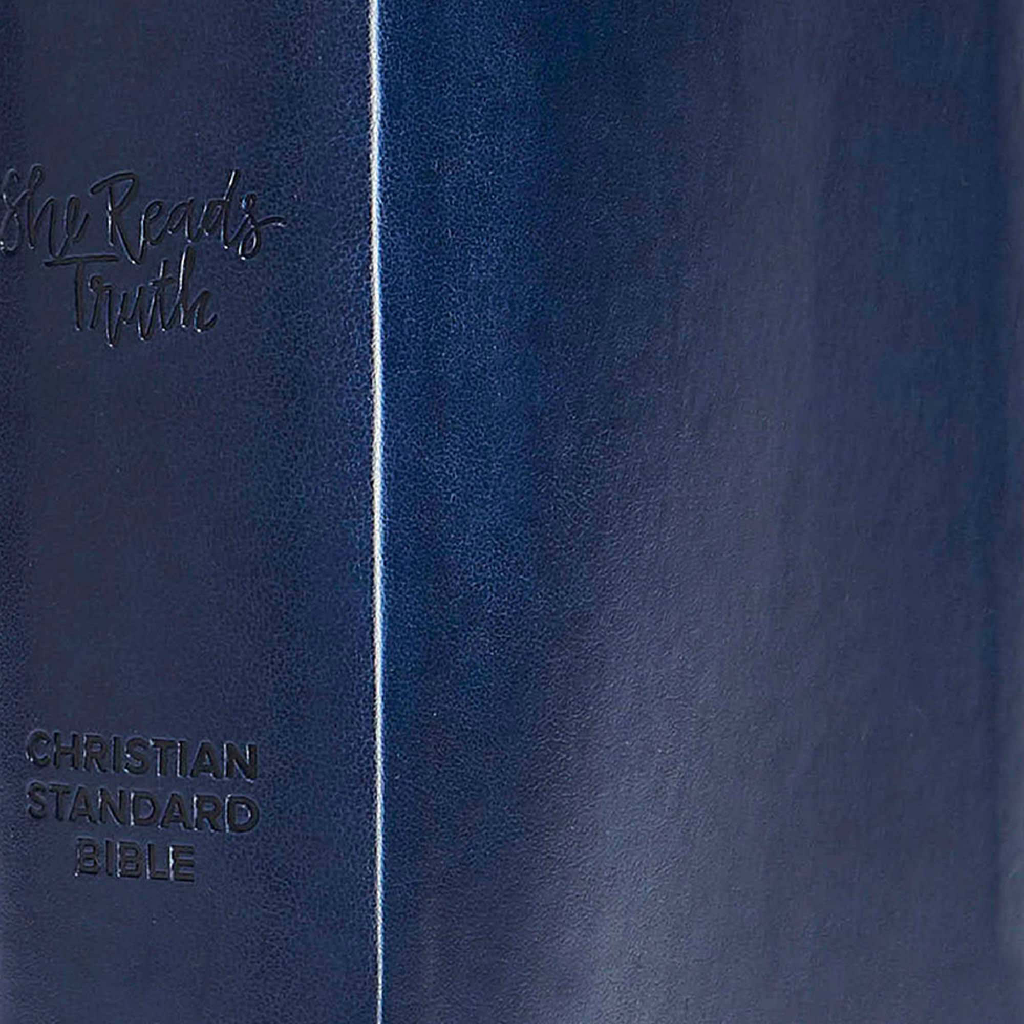 slide 9 of 10 for CSB She Reads Truth Bible, Navy LeatherTouch