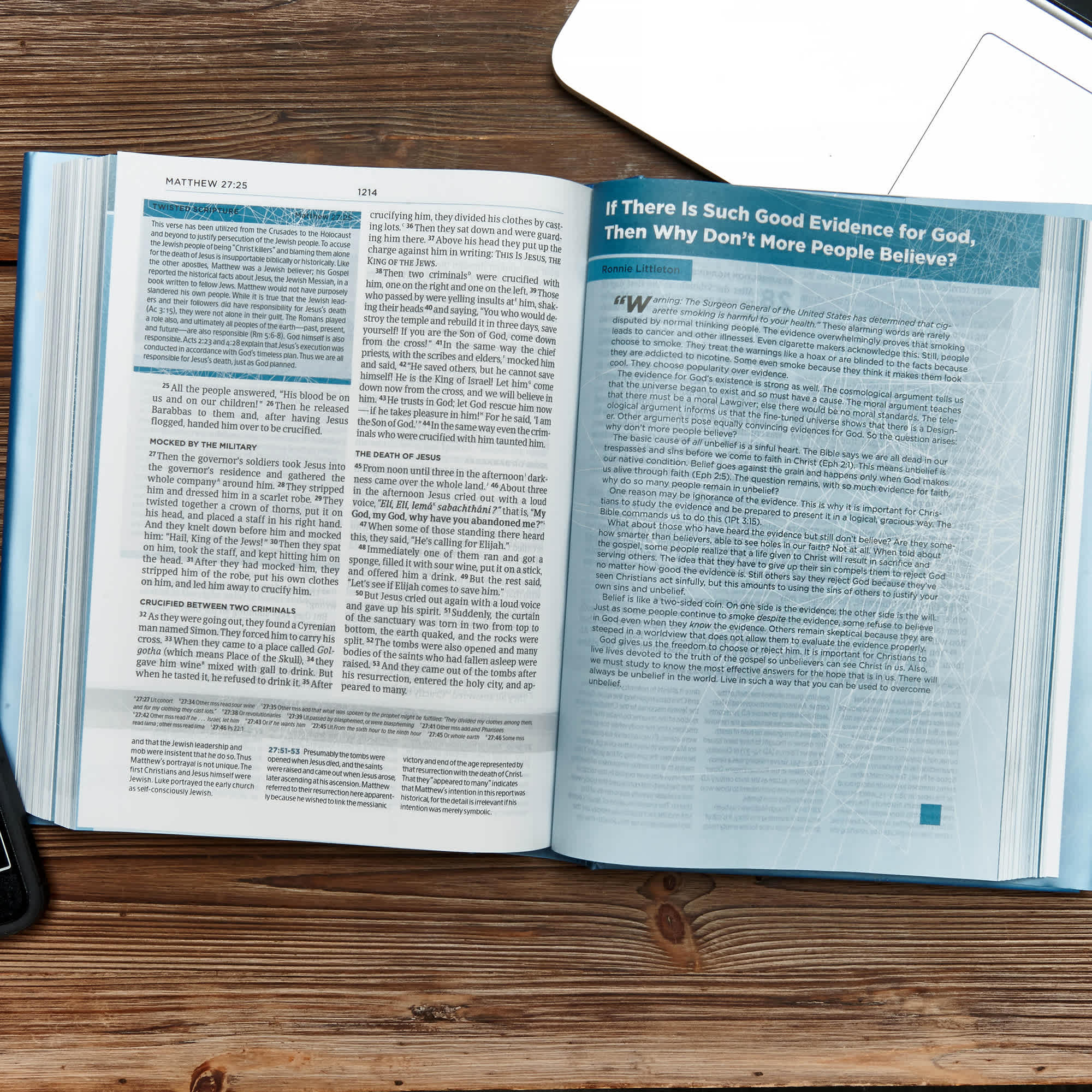 slide 5 of 10 for CSB Apologetics Study Bible for Students, Blue Hardcover