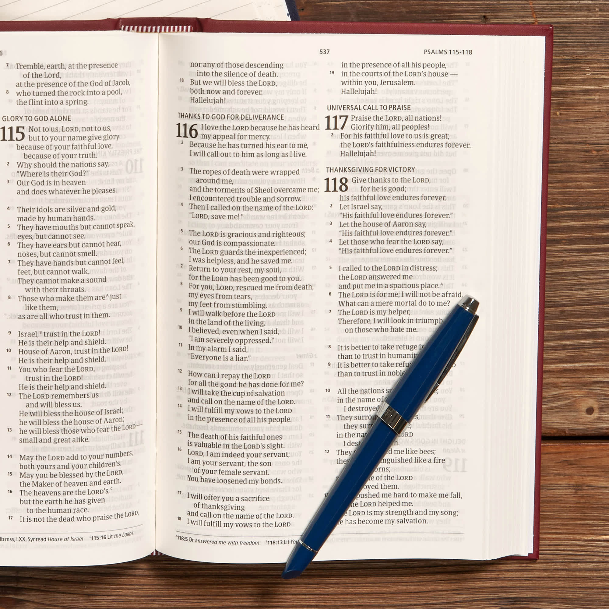 slide 5 of 9 for CSB Pew Bible, Garnet Hardcover