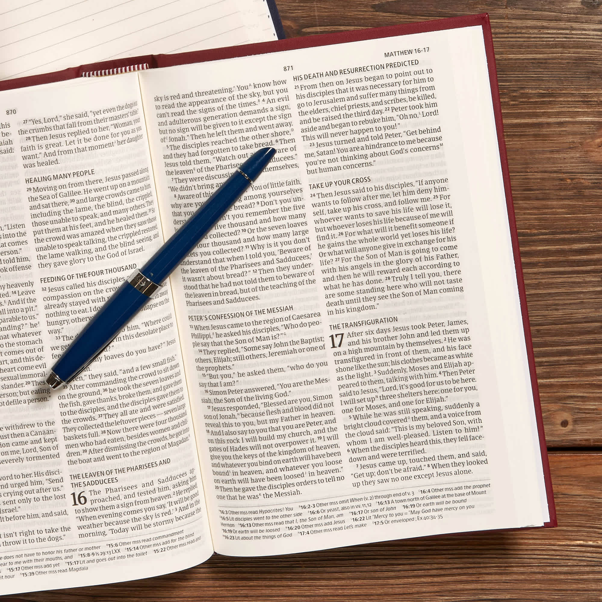 slide 6 of 9 for CSB Pew Bible, Garnet Hardcover