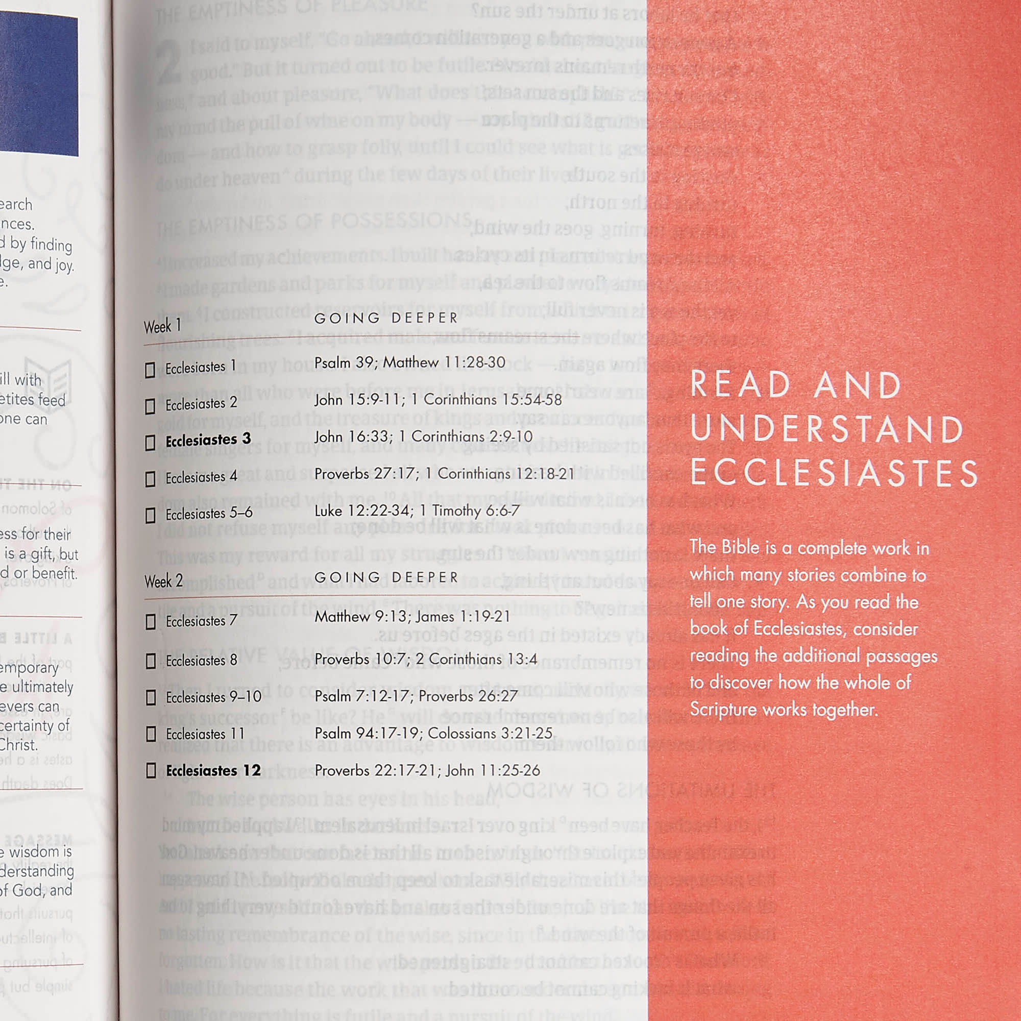 slide 6 of 9 for CSB She Reads Truth Bible, Navy LeatherTouch, Indexed