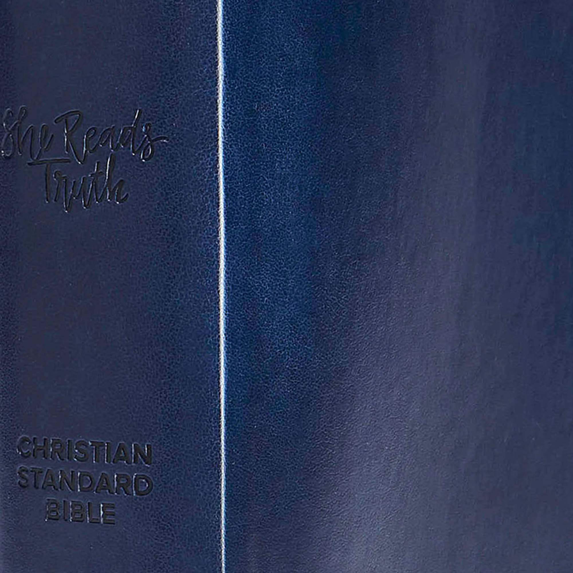 slide 8 of 9 for CSB She Reads Truth Bible, Navy LeatherTouch, Indexed