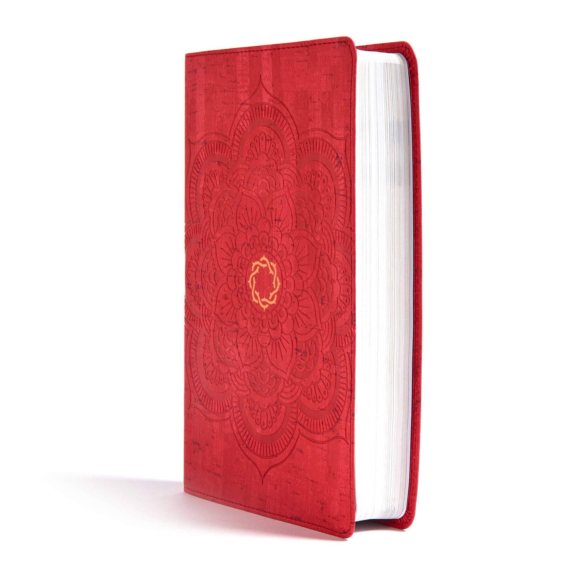 slide 3 of 9 for CSB Essential Teen Study Bible, Red Flower Cork LeatherTouch