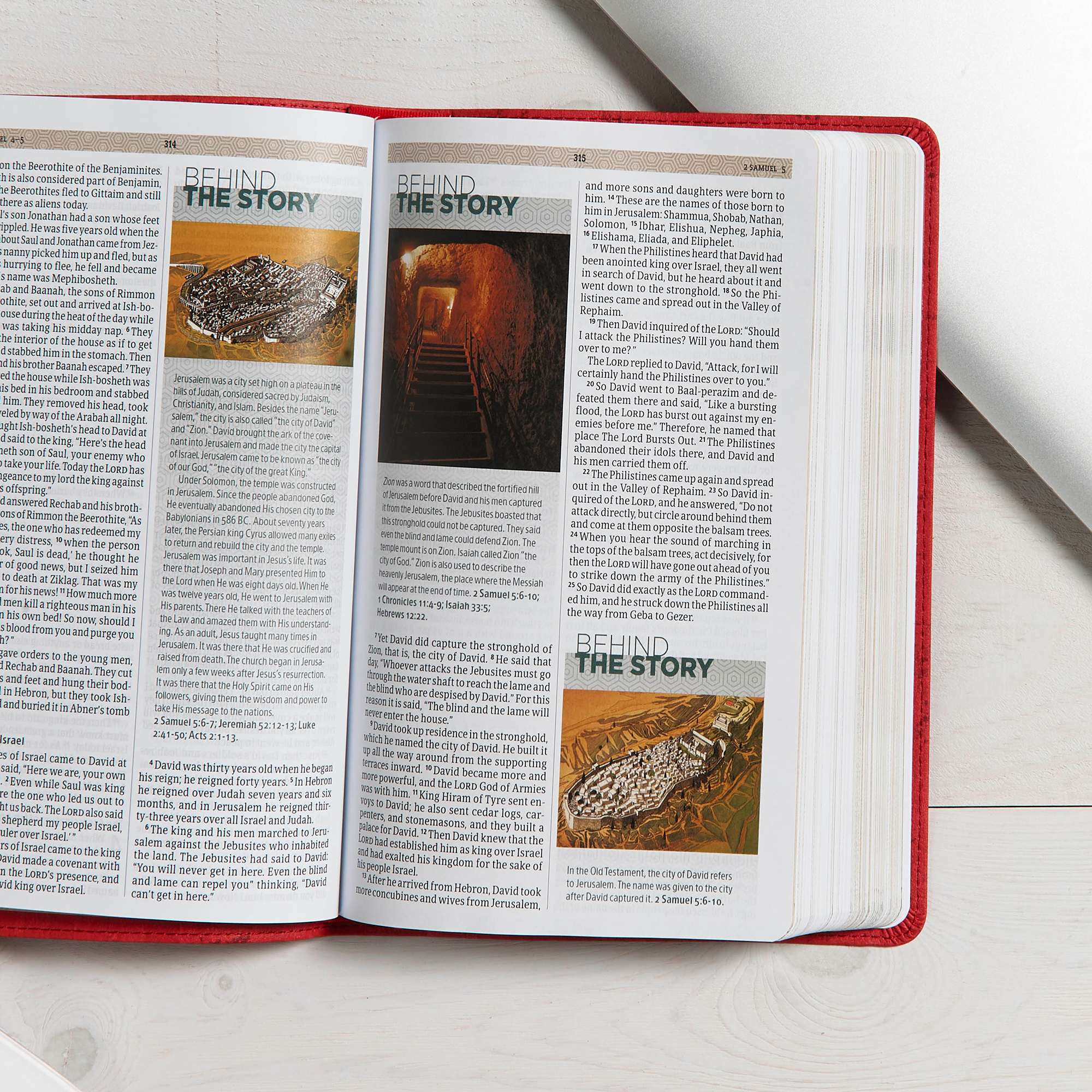 slide 6 of 9 for CSB Essential Teen Study Bible, Red Flower Cork LeatherTouch