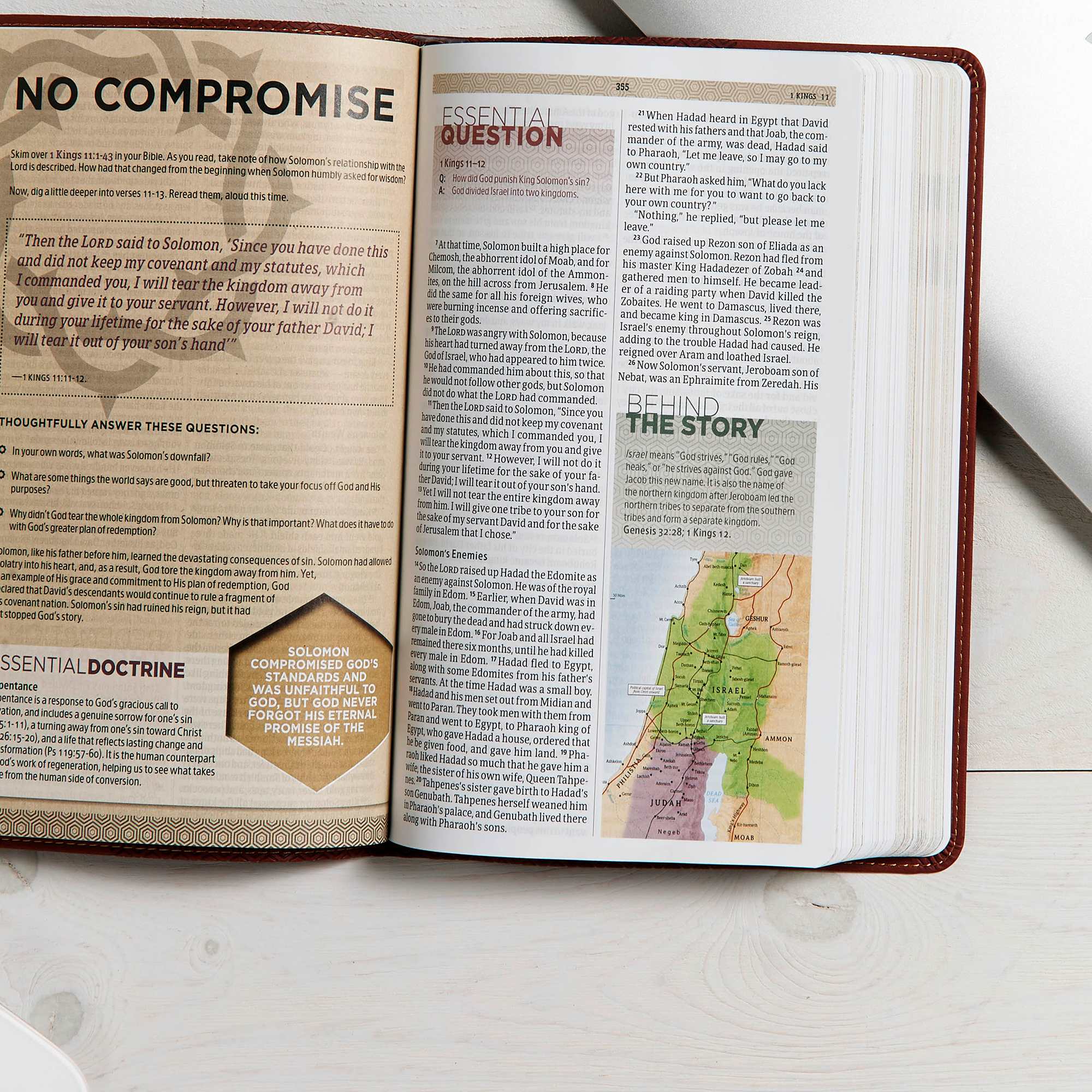 slide 5 of 9 for CSB Essential Teen Study Bible, Walnut LeatherTouch