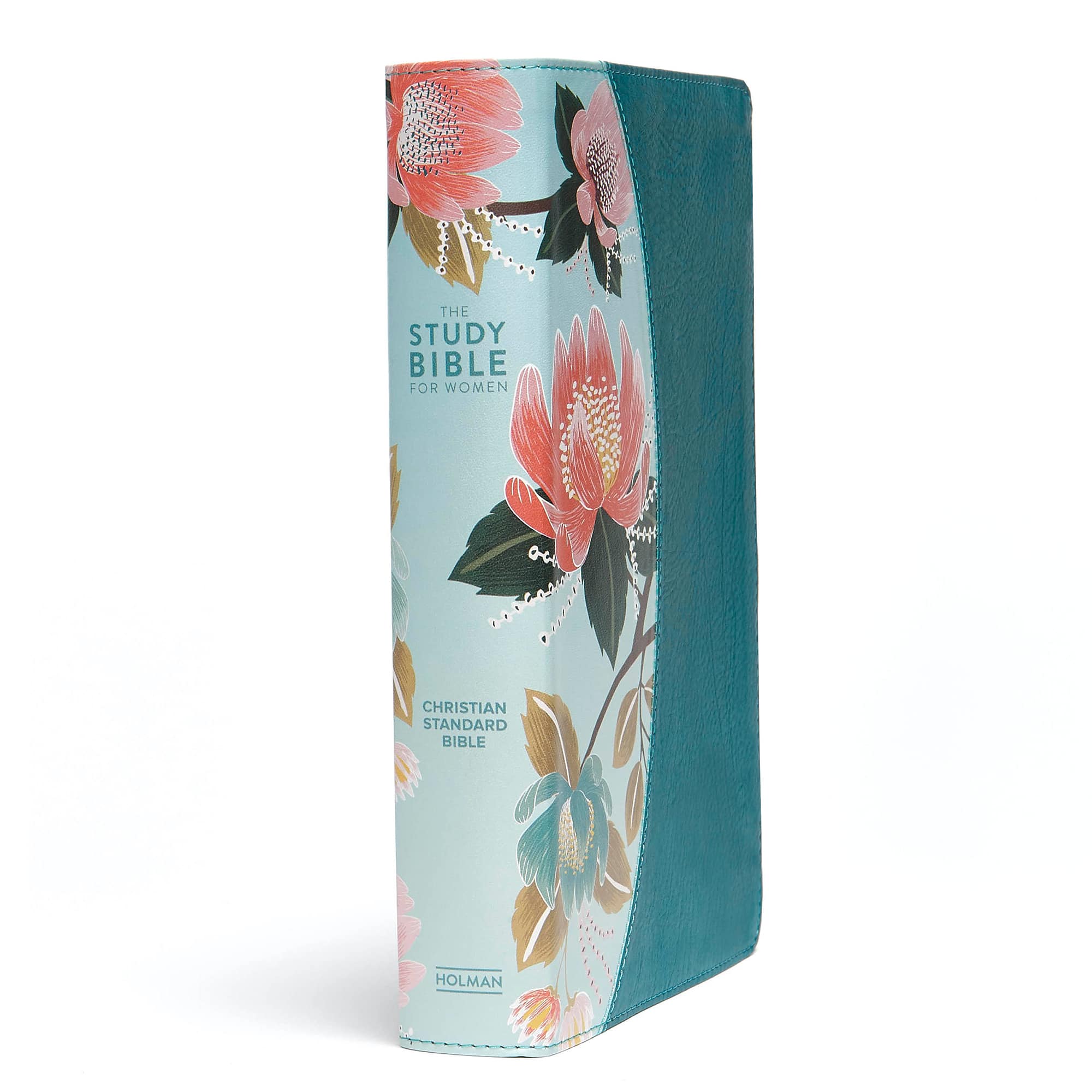 slide 2 of 9 for The CSB Study Bible For Women, Teal Flowers LeatherTouch