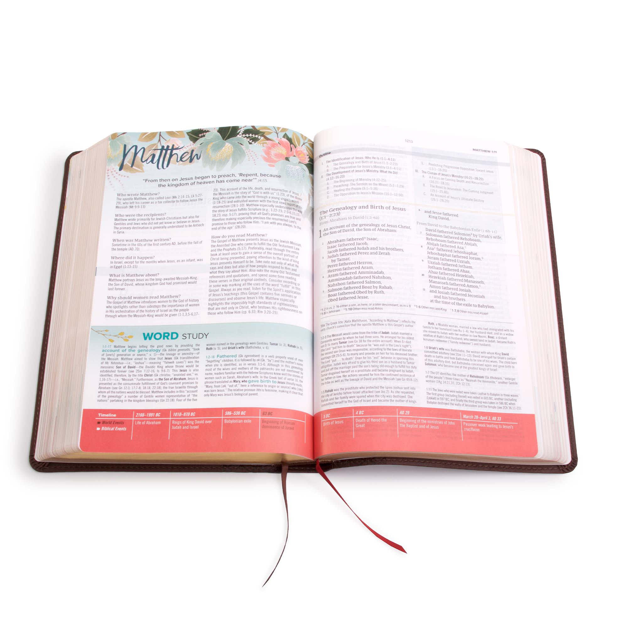 slide 2 of 5 for The CSB Study Bible For Women, Chocolate LeatherTouch