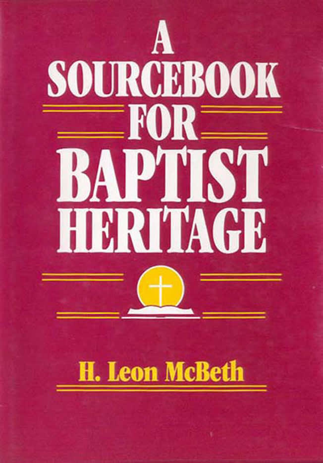 eBook - A Sourcebook for Baptist Heritage