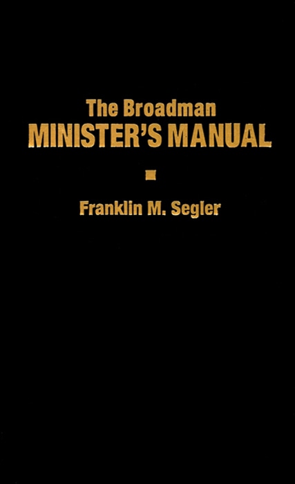 eBook - The Broadman Minister's Manual