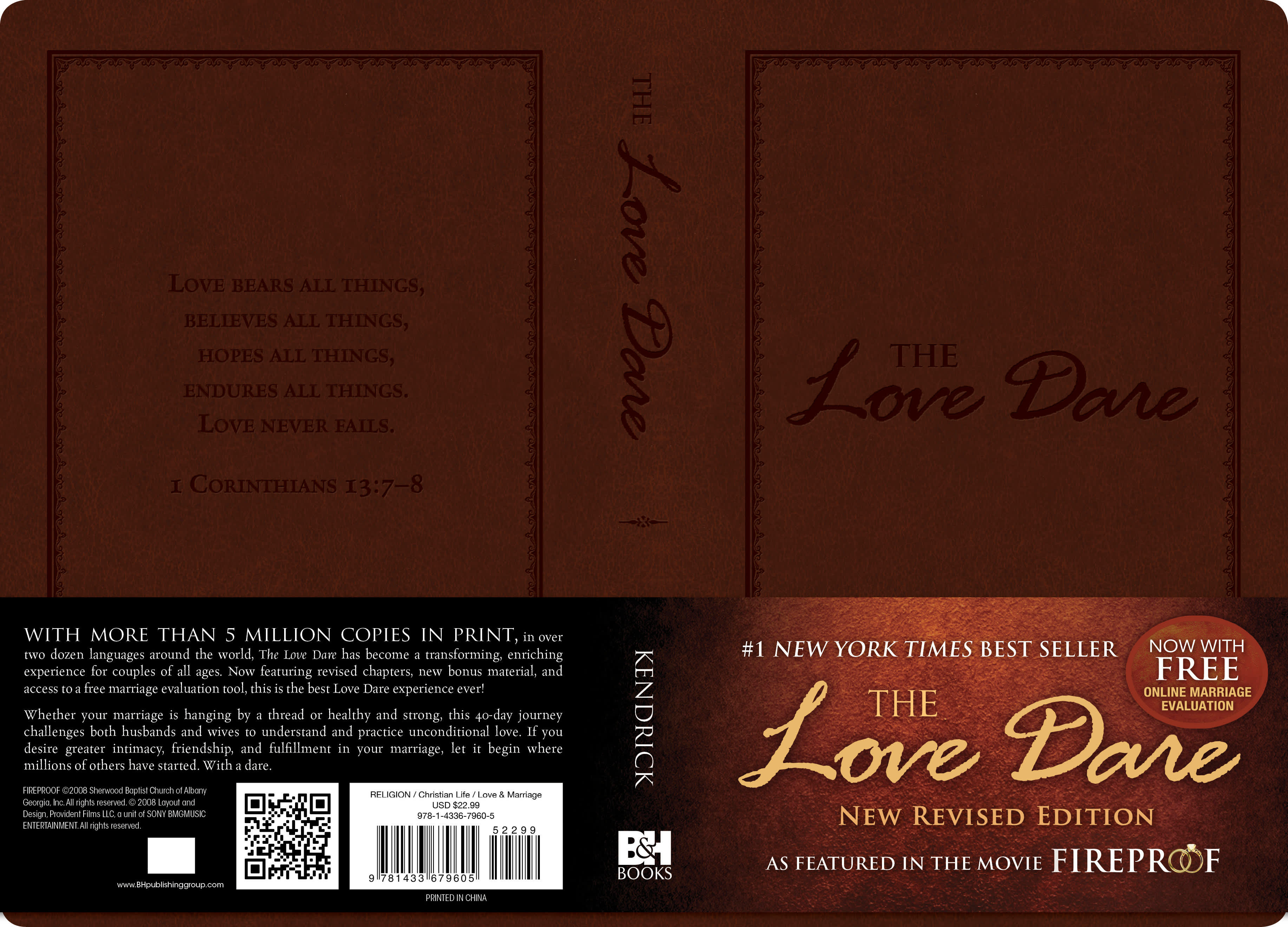 slide 2 of 2 for The Love Dare, LeatherTouch