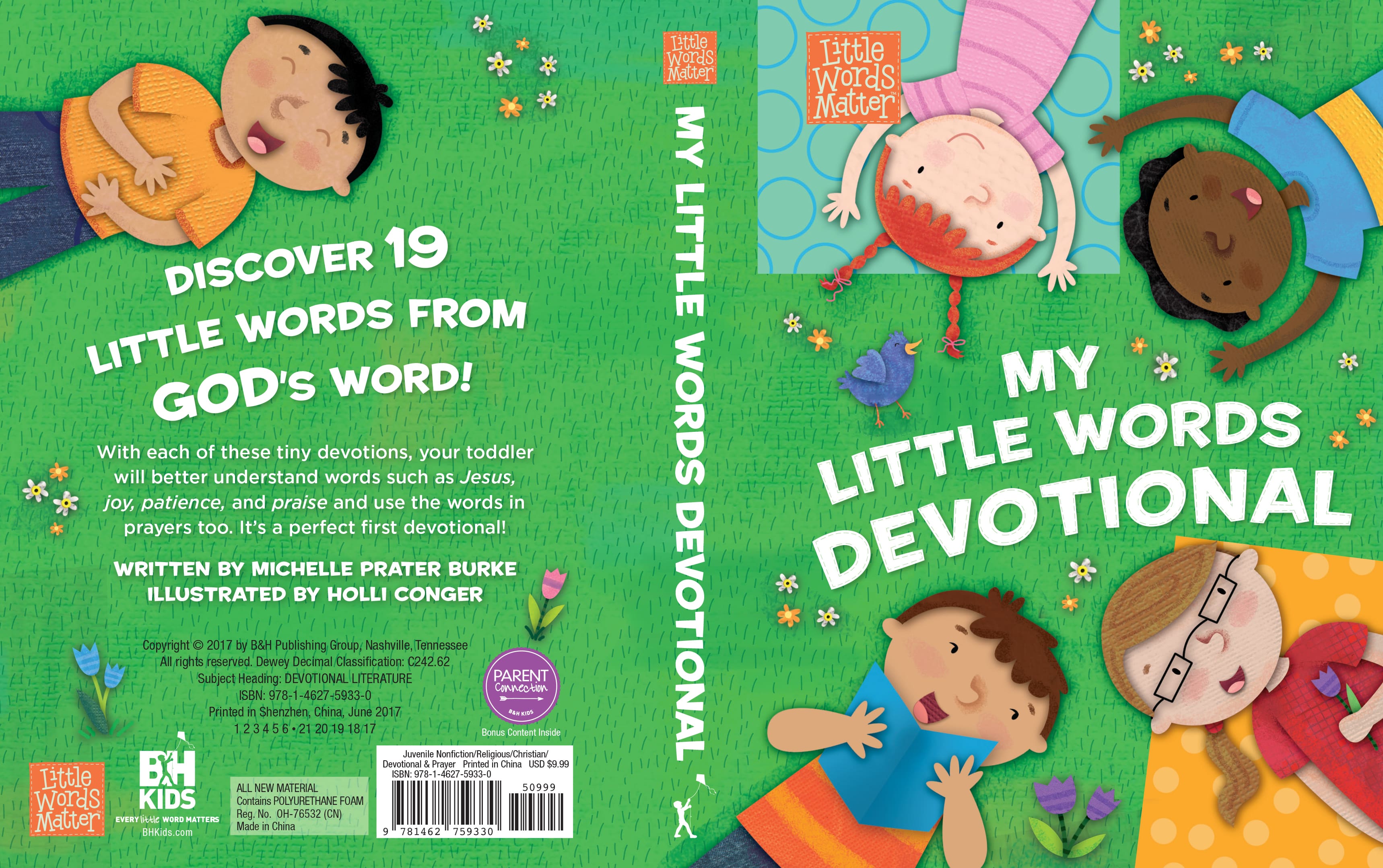 slide 2 of 3 for My Little Words Devotional, Padded Board Book