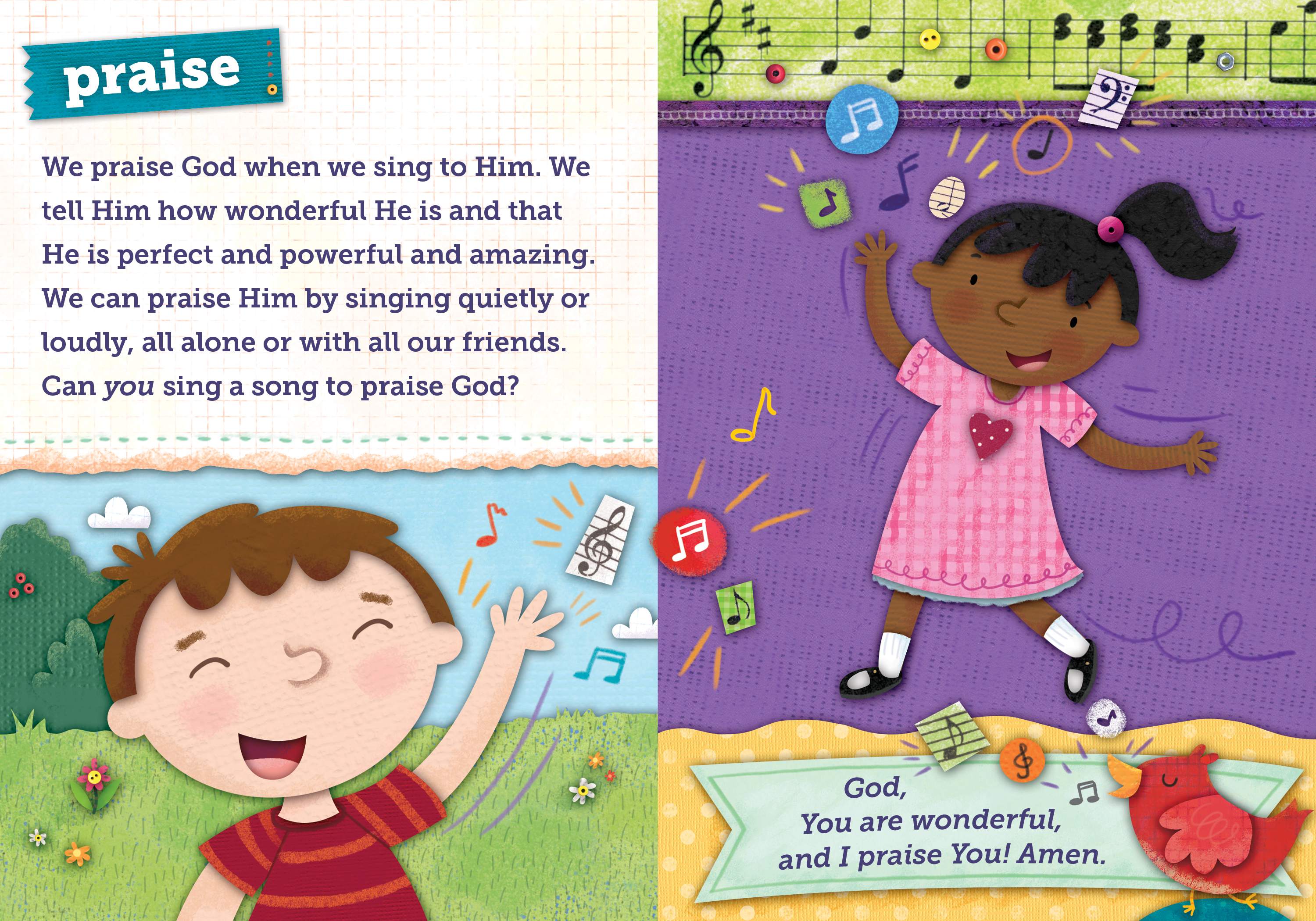 slide 3 of 3 for My Little Words Devotional, Padded Board Book