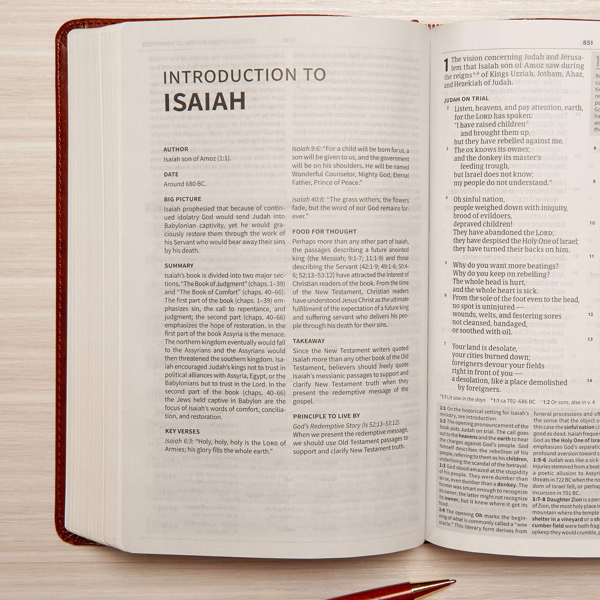 slide 4 of 10 for CSB Everyday Study Bible, British Tan LeatherTouch