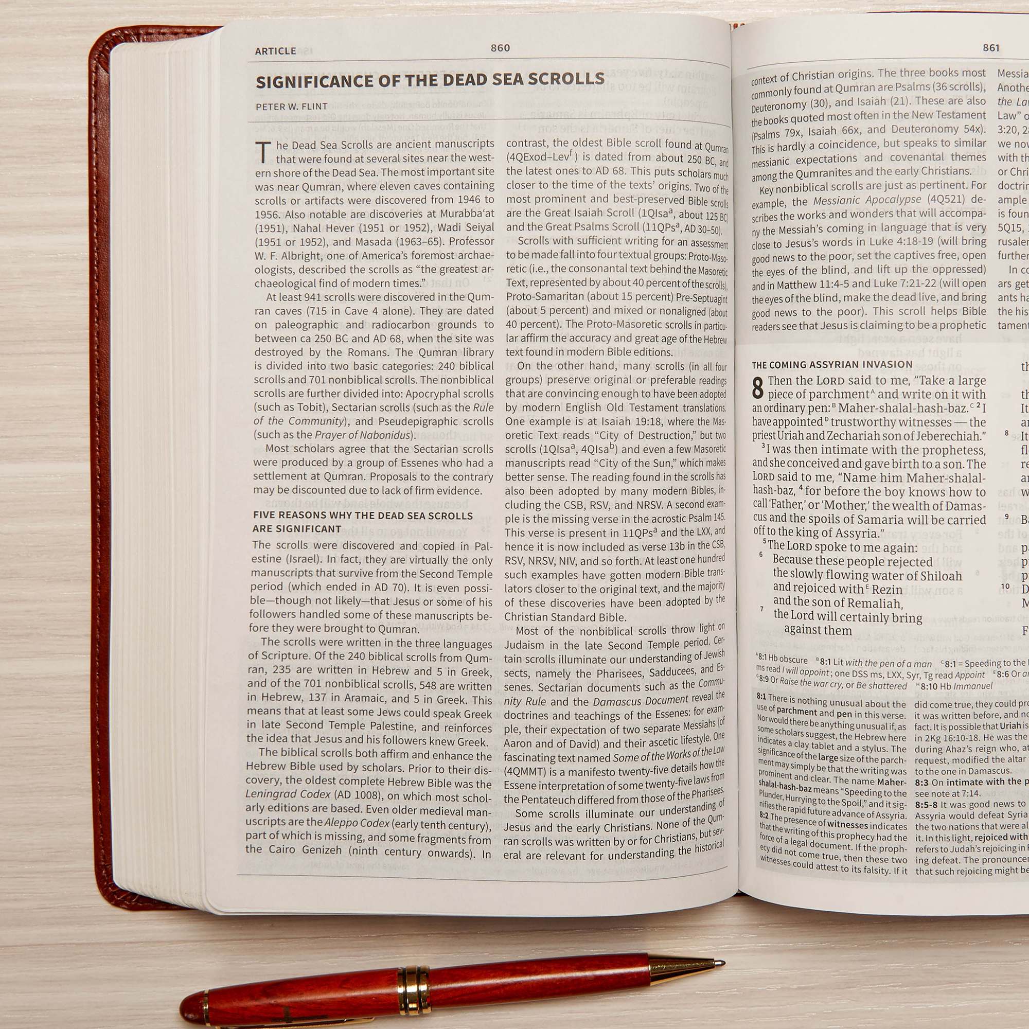 slide 5 of 10 for CSB Everyday Study Bible, British Tan LeatherTouch