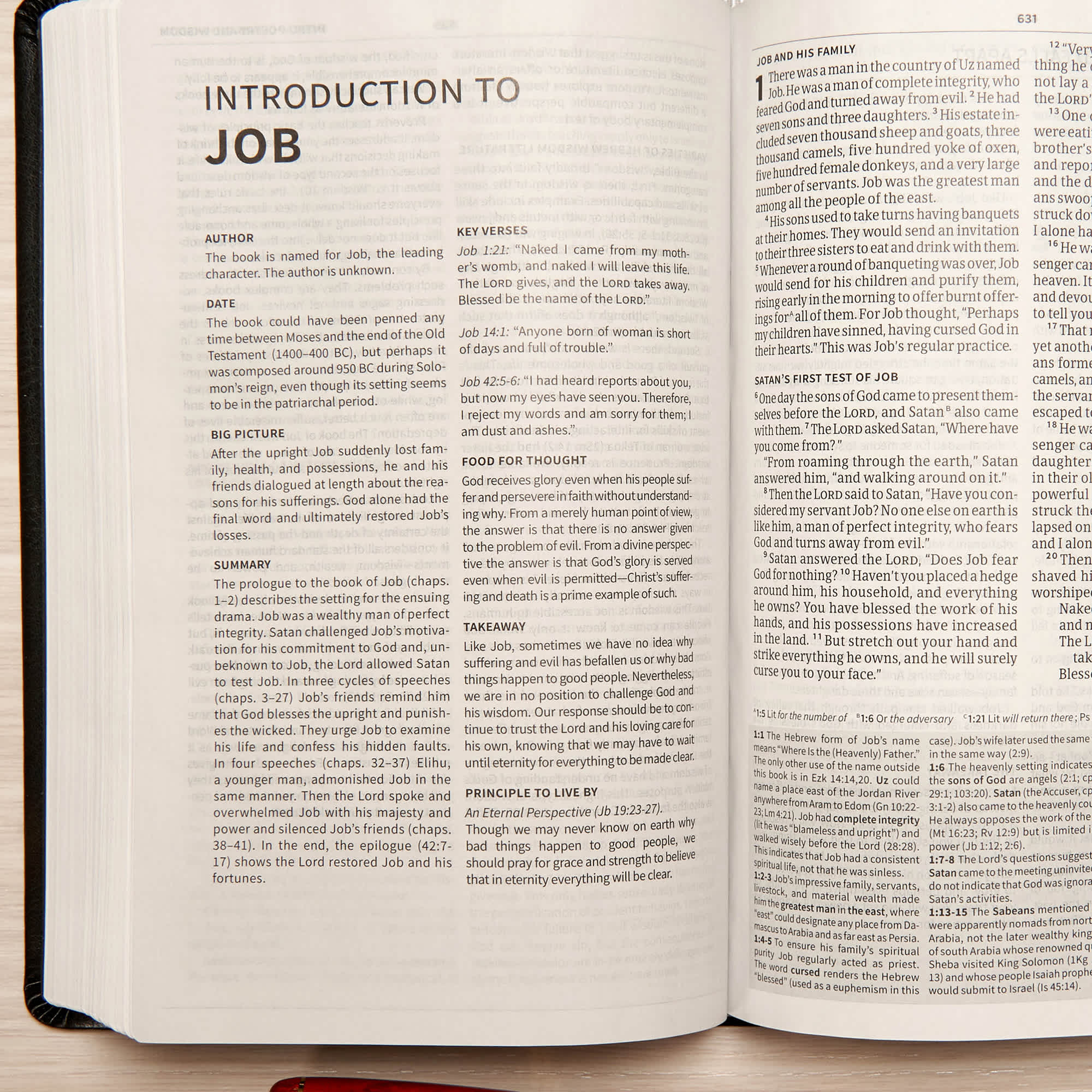slide 4 of 9 for CSB Everyday Study Bible, Black LeatherTouch