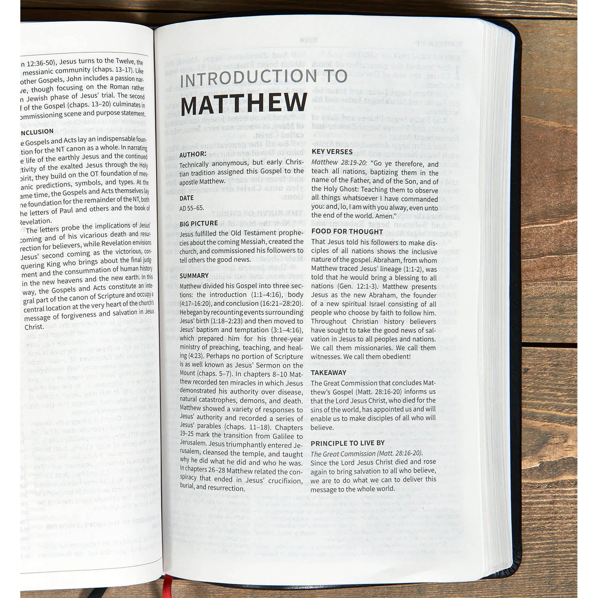 slide 9 of 11 for KJV Everyday Study Bible, Black LeatherTouch