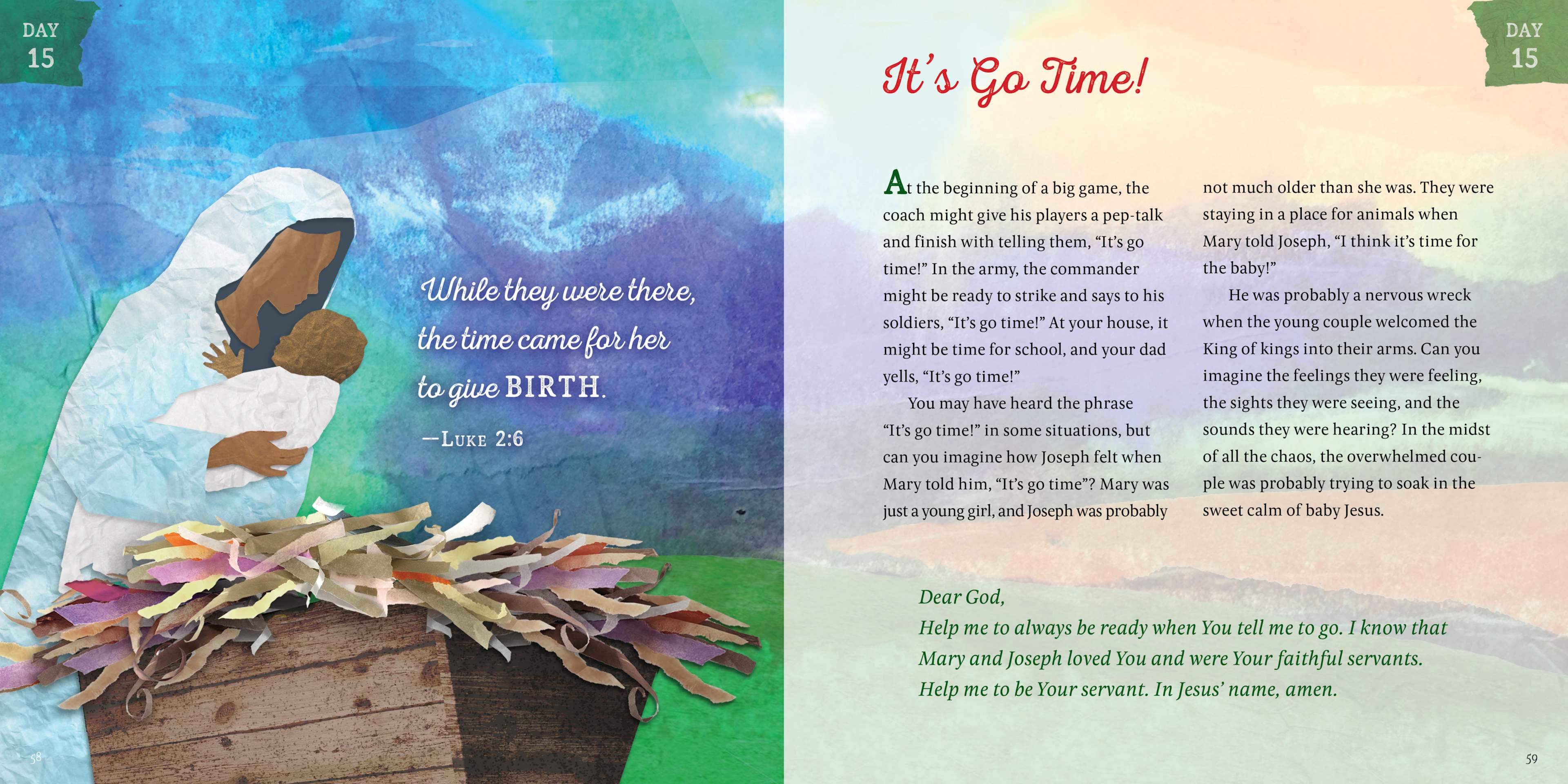 slide 4 of 5 for The Way to the Manger