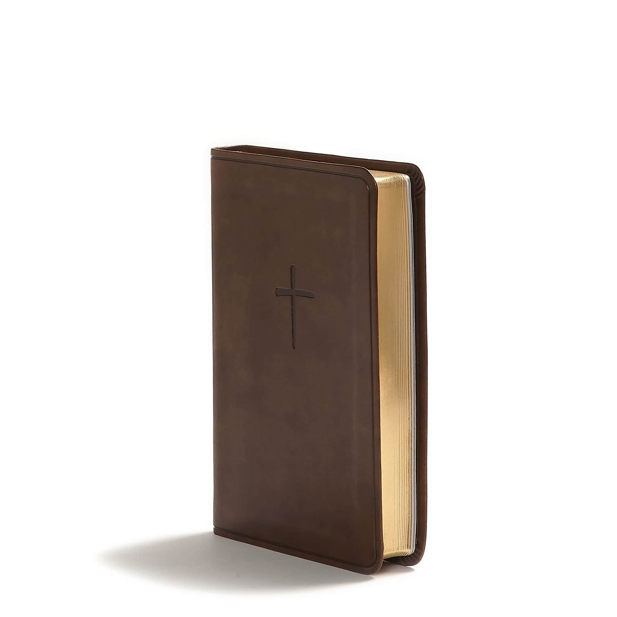 slide 2 of 6 for CSB Compact Bible, Value Edition, Brown LeatherTouch