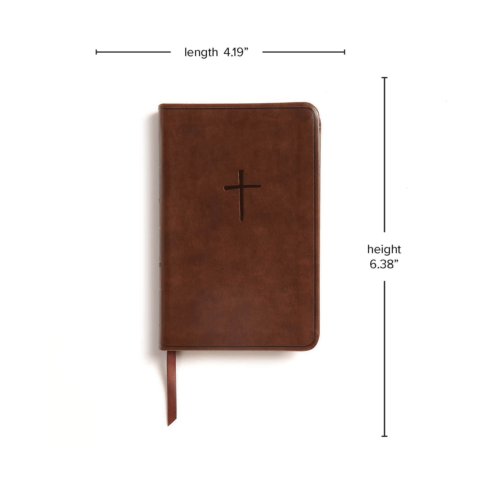 slide 5 of 6 for CSB Compact Bible, Value Edition, Brown LeatherTouch