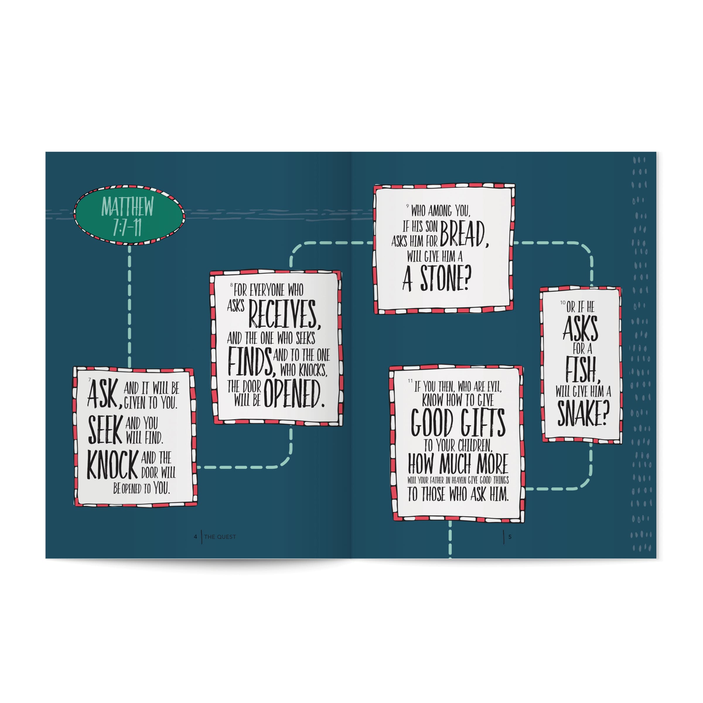 slide 4 of 6 for The Quest for Kids - Older Kids Activity Book