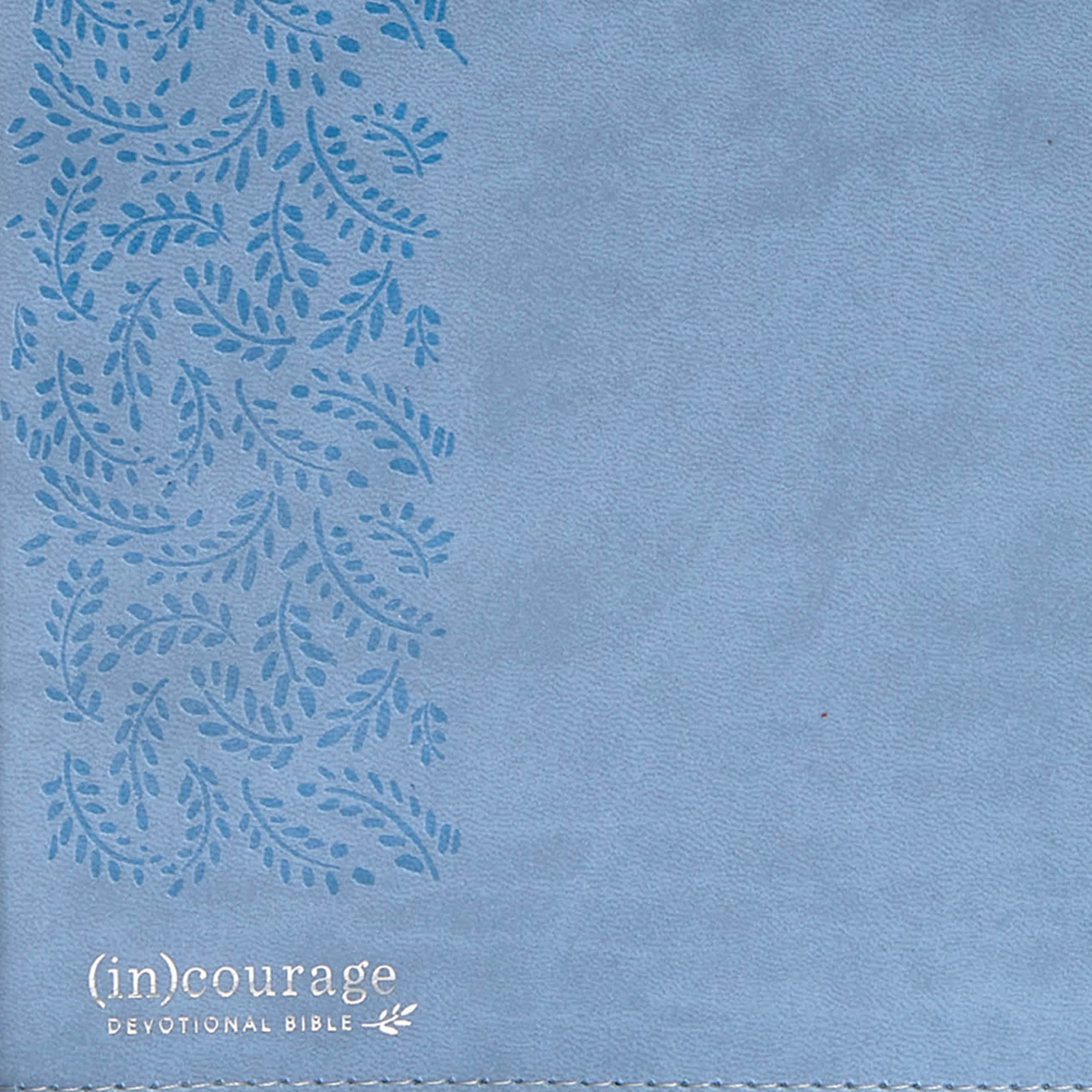 slide 8 of 9 for CSB (in)courage Devotional Bible, Blue LeatherTouch, Indexed