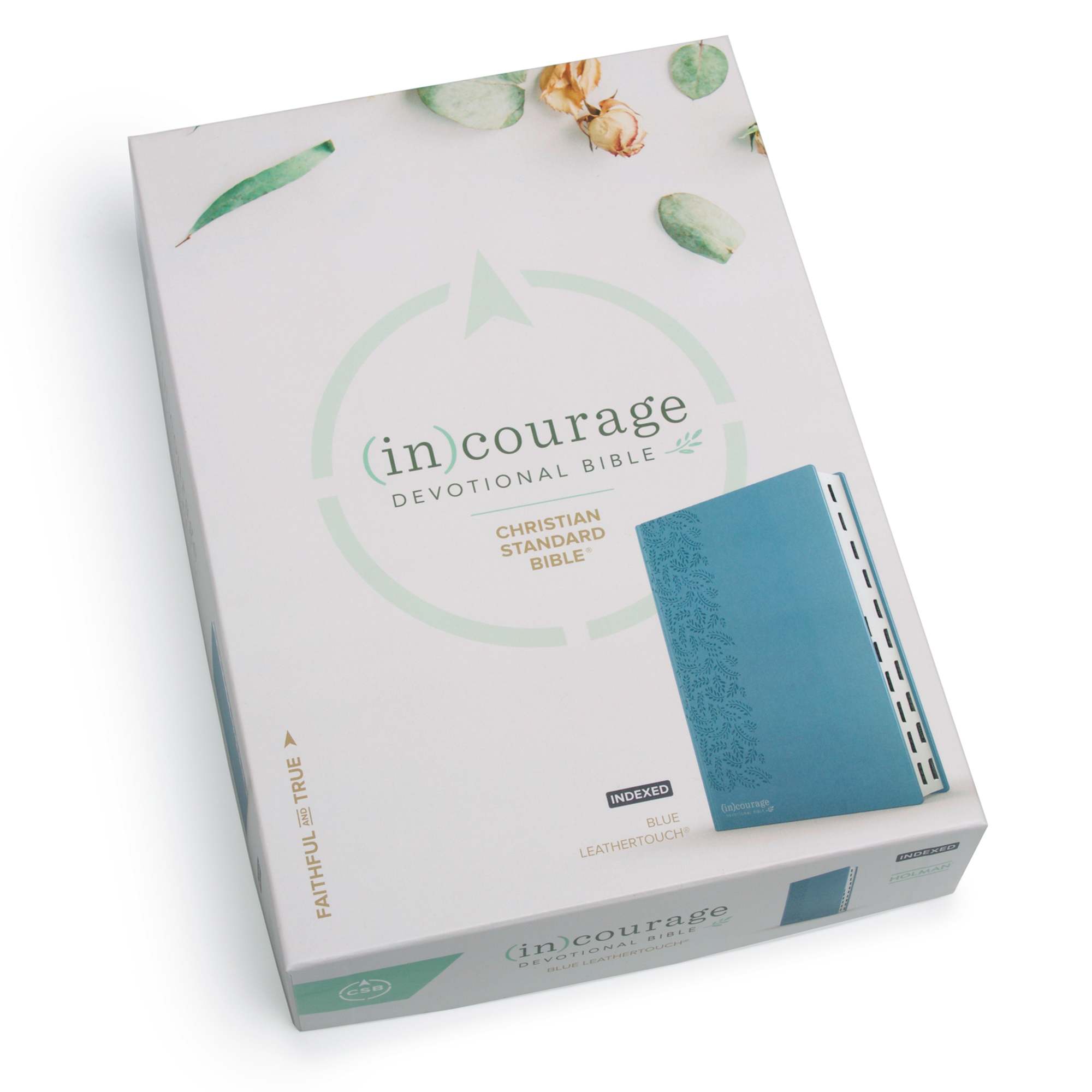 slide 9 of 9 for CSB (in)courage Devotional Bible, Blue LeatherTouch, Indexed