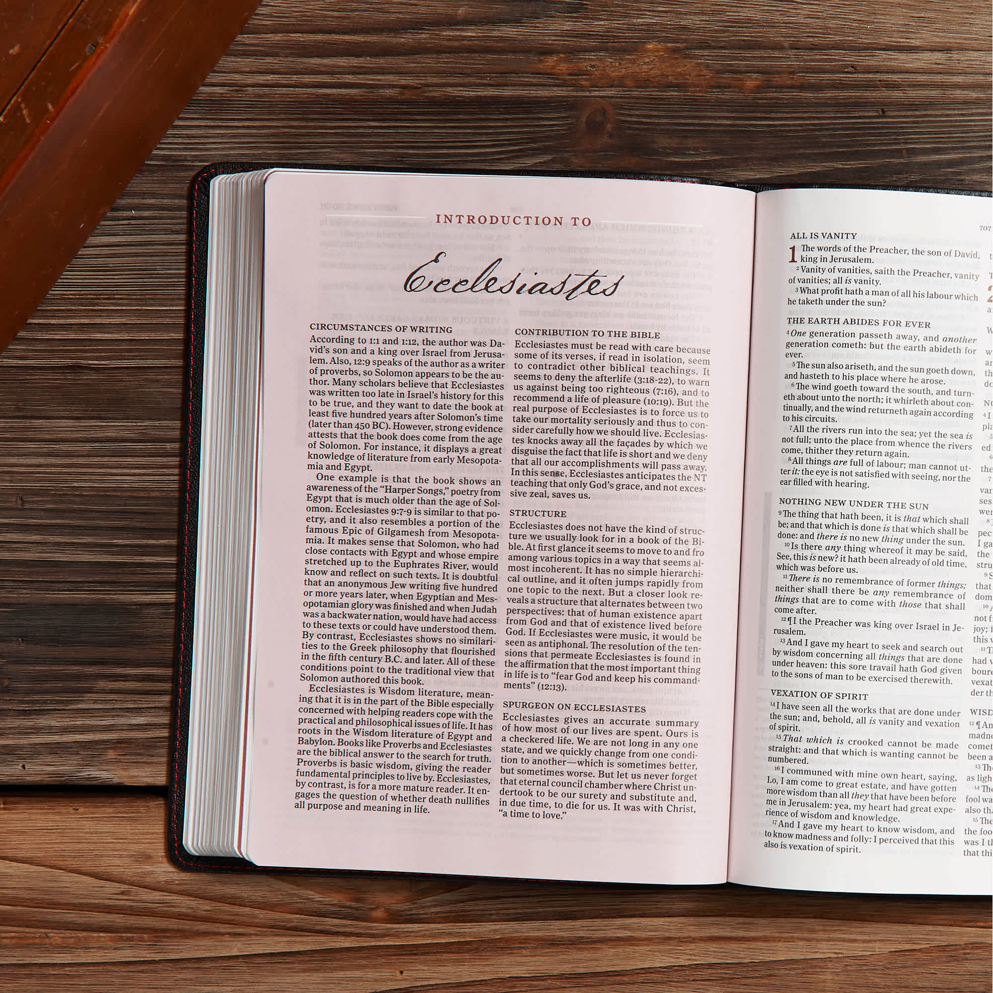 slide 7 of 11 for KJV Spurgeon Study Bible, Black Genuine Leather