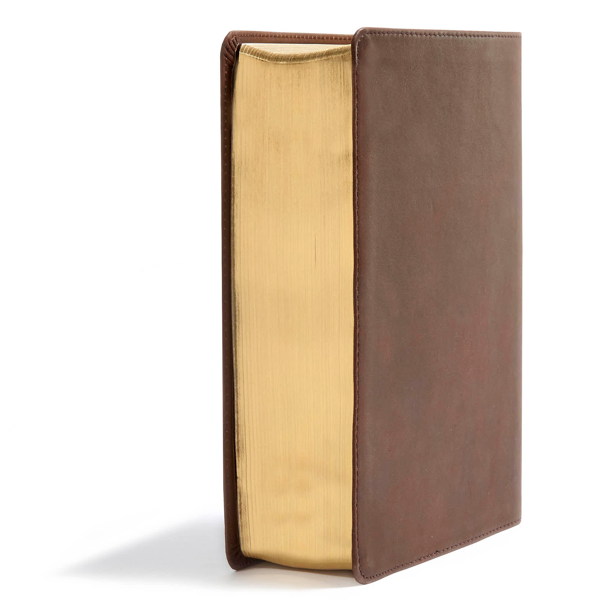 slide 3 of 10 for CSB He Reads Truth Bible, Brown Genuine Leather