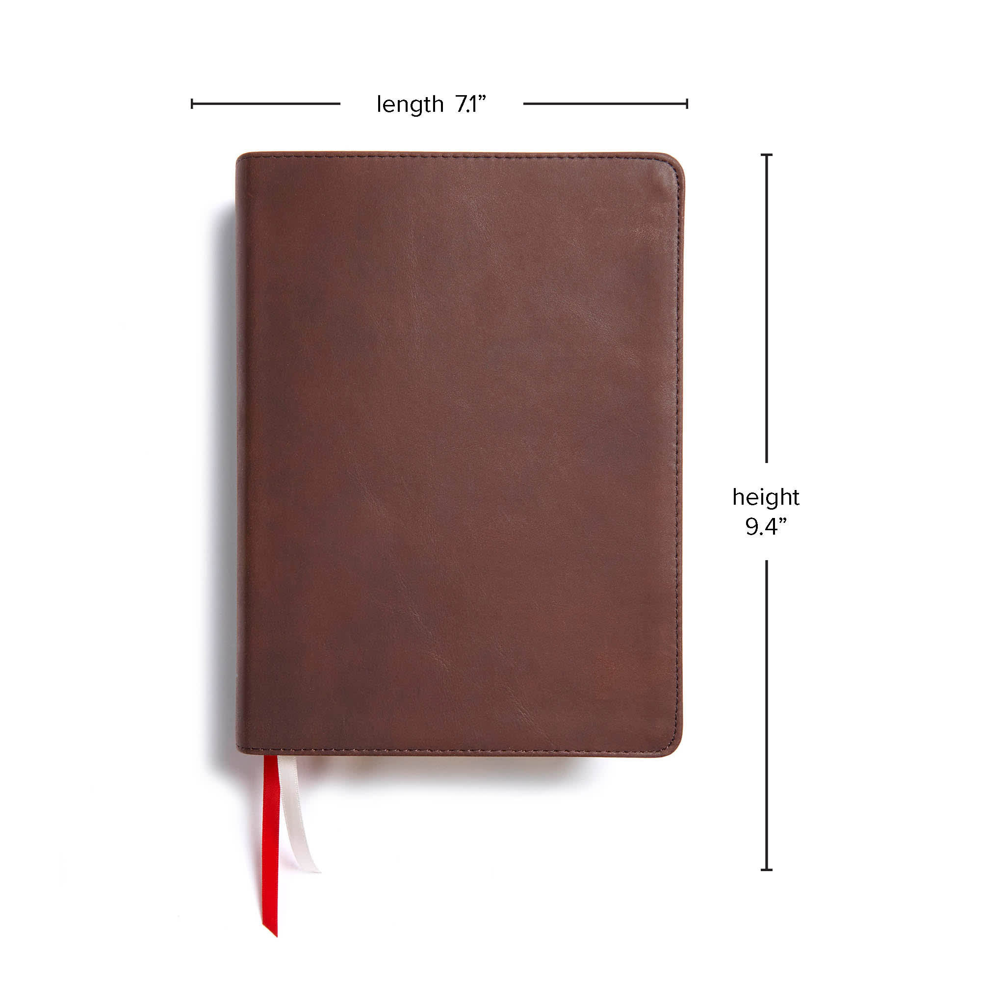 slide 8 of 10 for CSB He Reads Truth Bible, Brown Genuine Leather Indexed