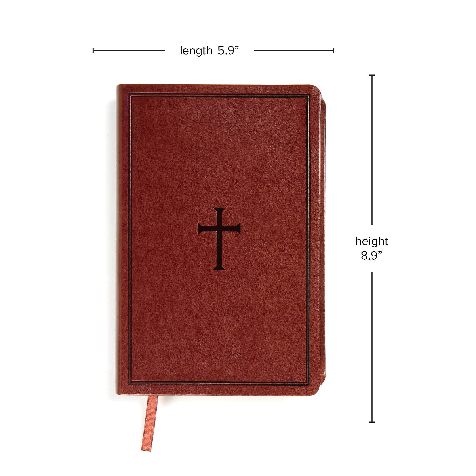 slide 5 of 5 for KJV Large Print Personal Size Reference Bible, Brown Leathertouch