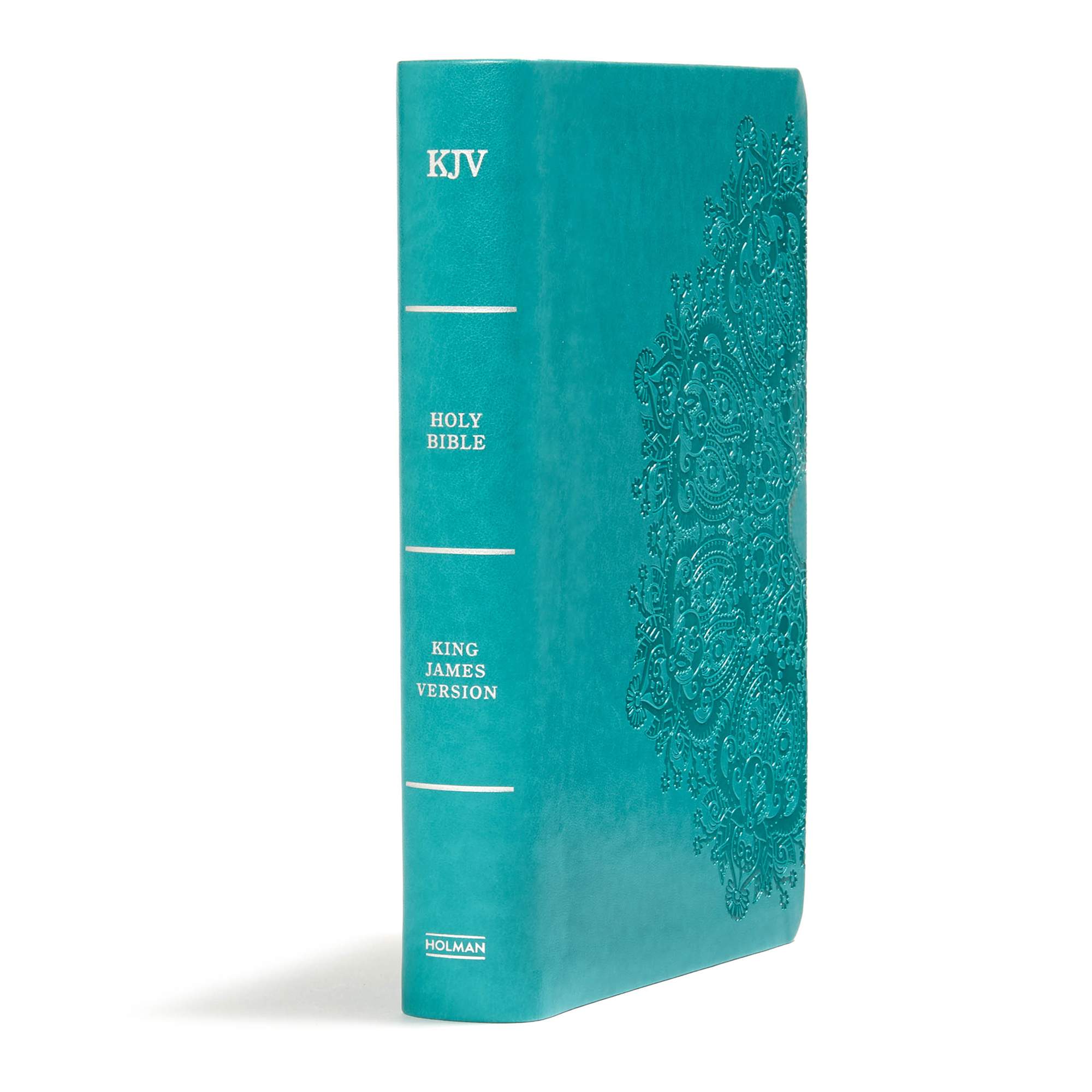 slide 2 of 5 for KJV Large Print Personal Size Reference Bible, Teal Leathertouch Indexed