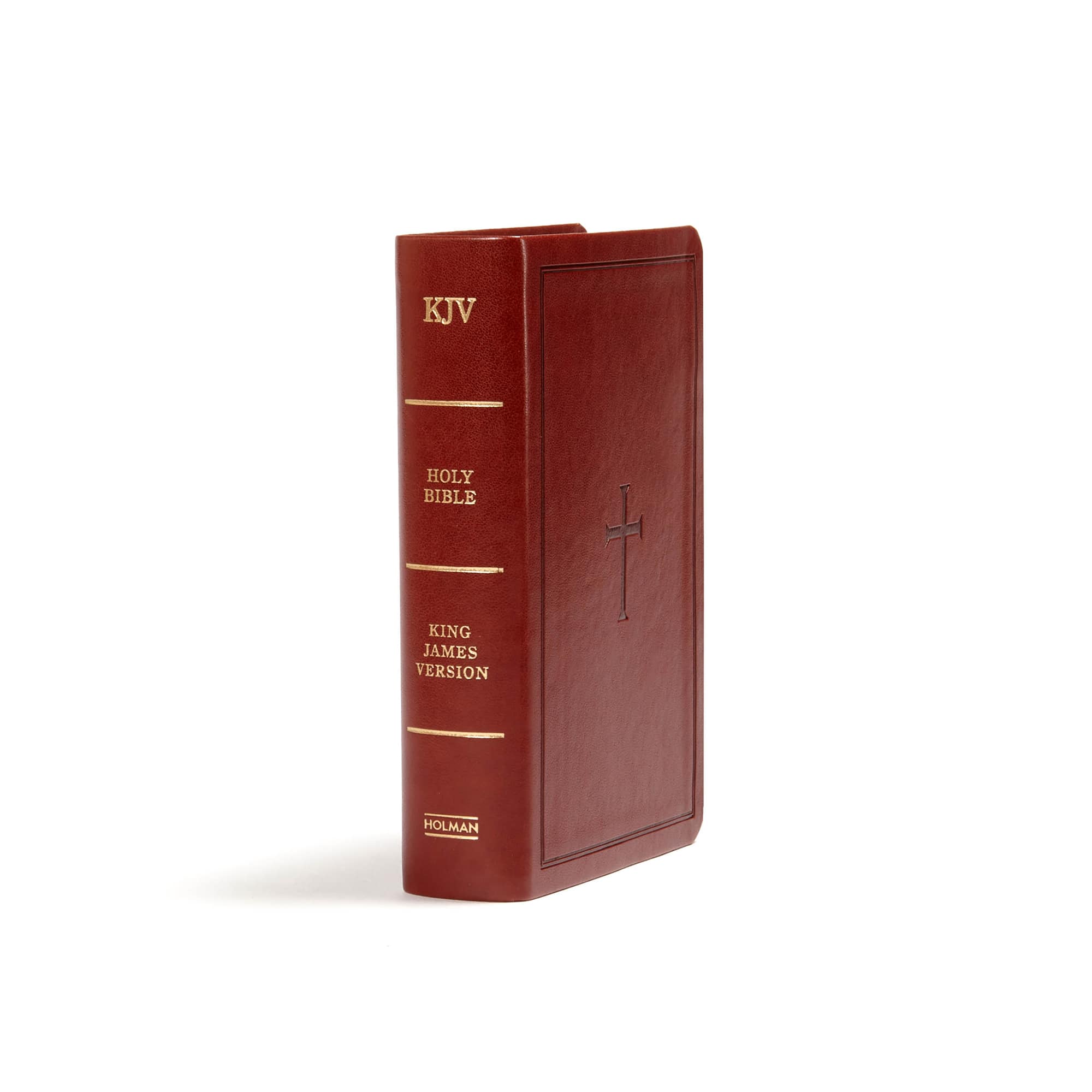 slide 2 of 5 for KJV Large Print Compact Reference Bible, Brown LeatherTouch