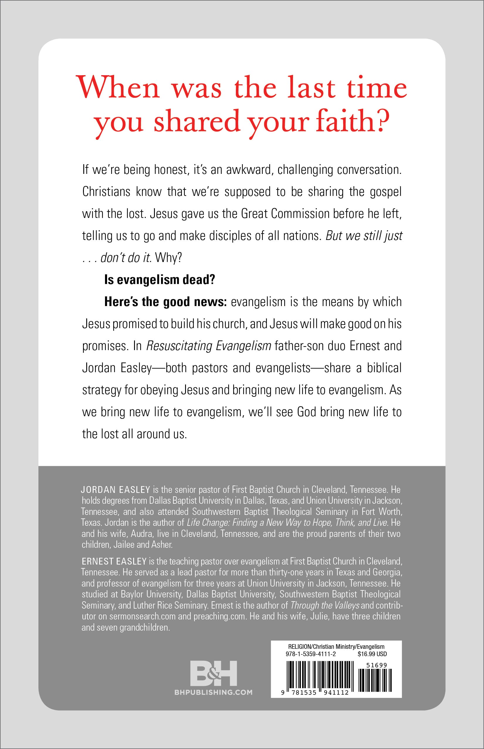 slide 2 of 2 for Resuscitating Evangelism