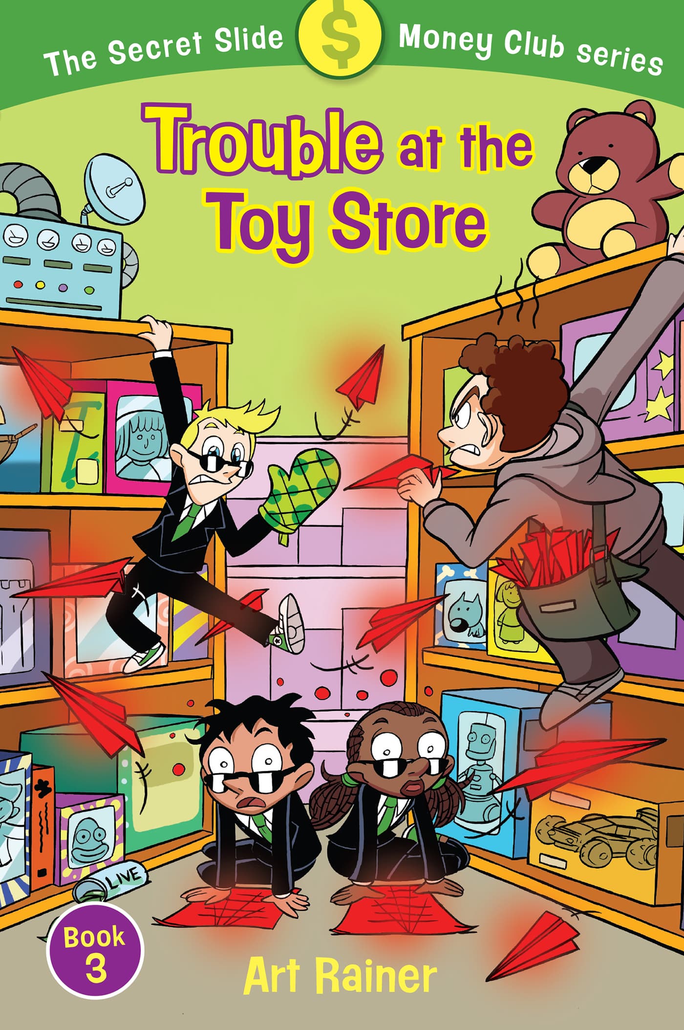 eBook - Trouble at the Toy Store (The Secret Slide Money Club, Book 3)