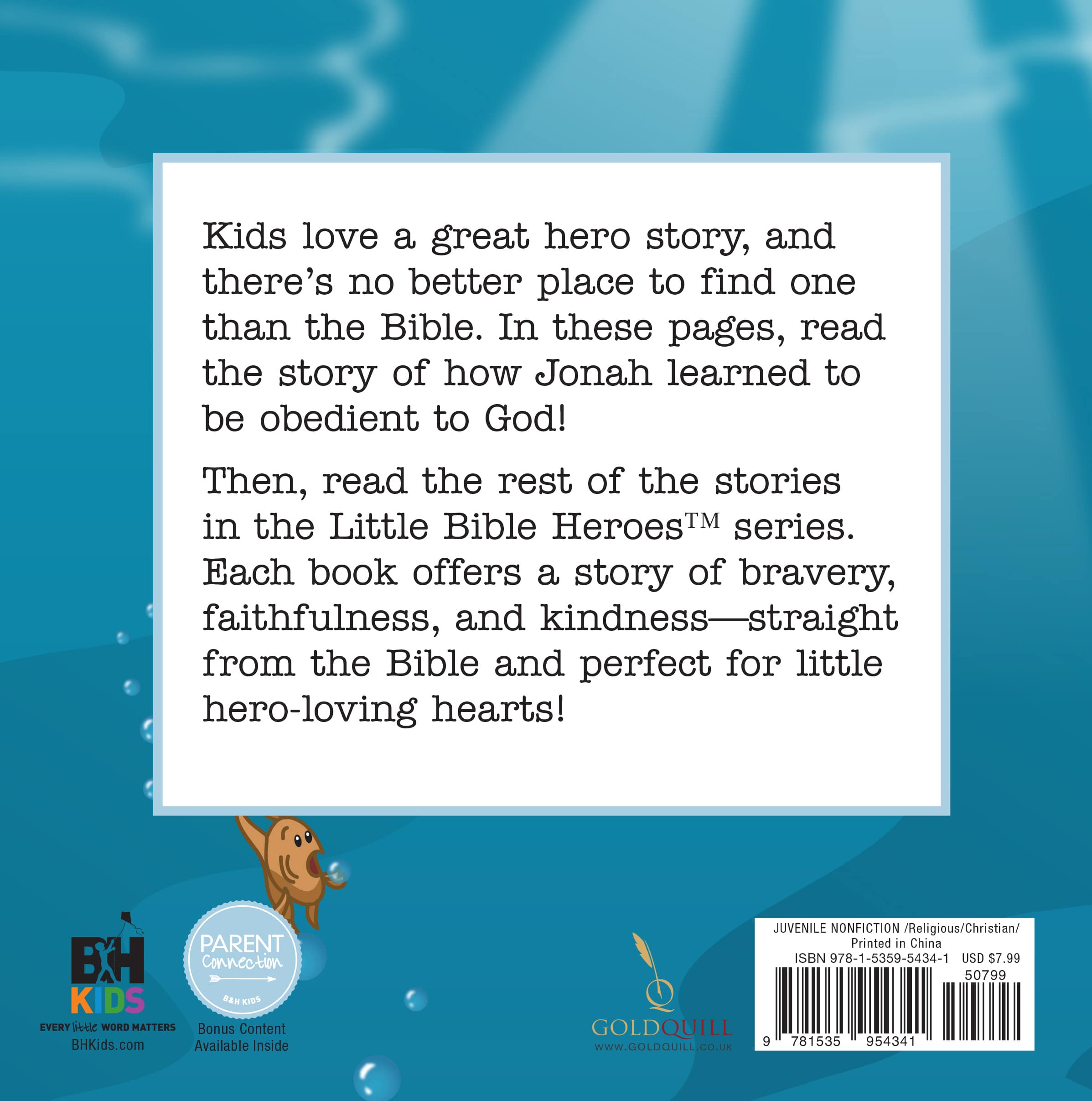 slide 2 of 3 for Jonah, Little Bible Heroes Board Book