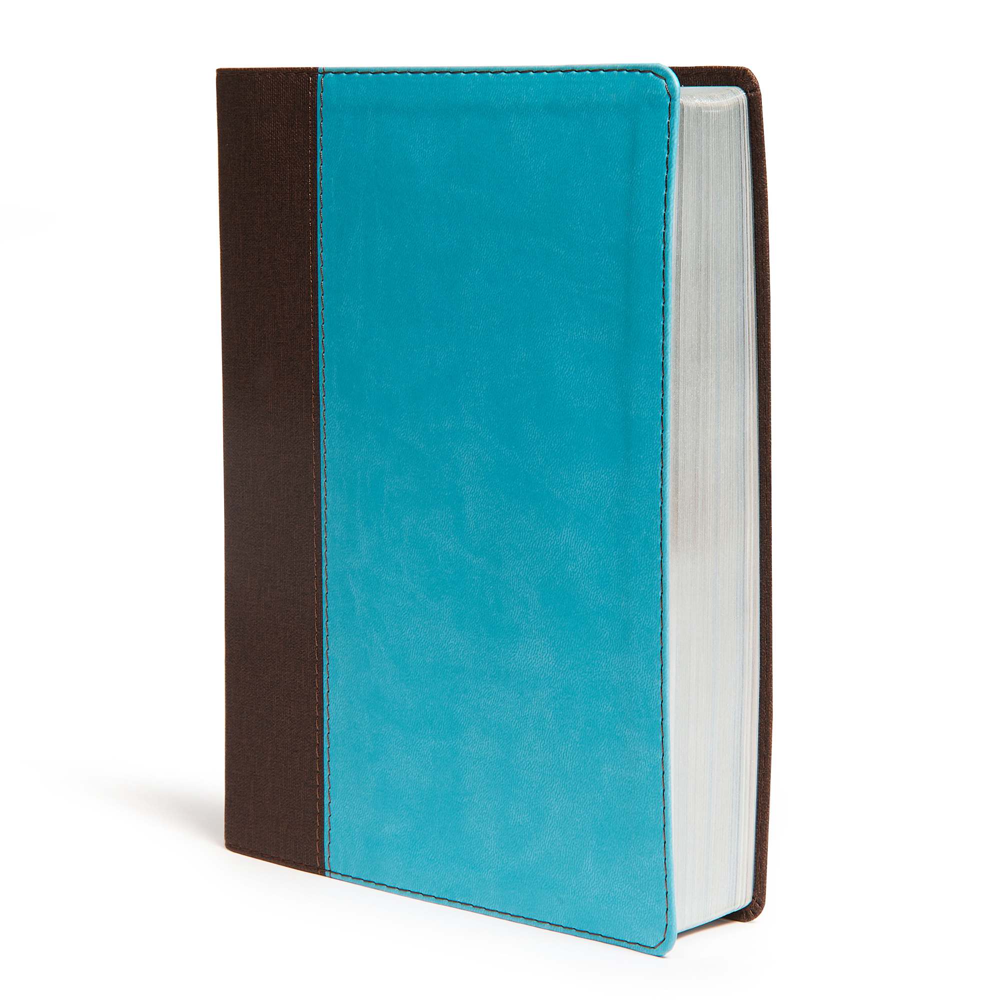 slide 3 of 7 for CSB Life Essentials Interactive Study Bible, Brown/Sky LeatherTouch