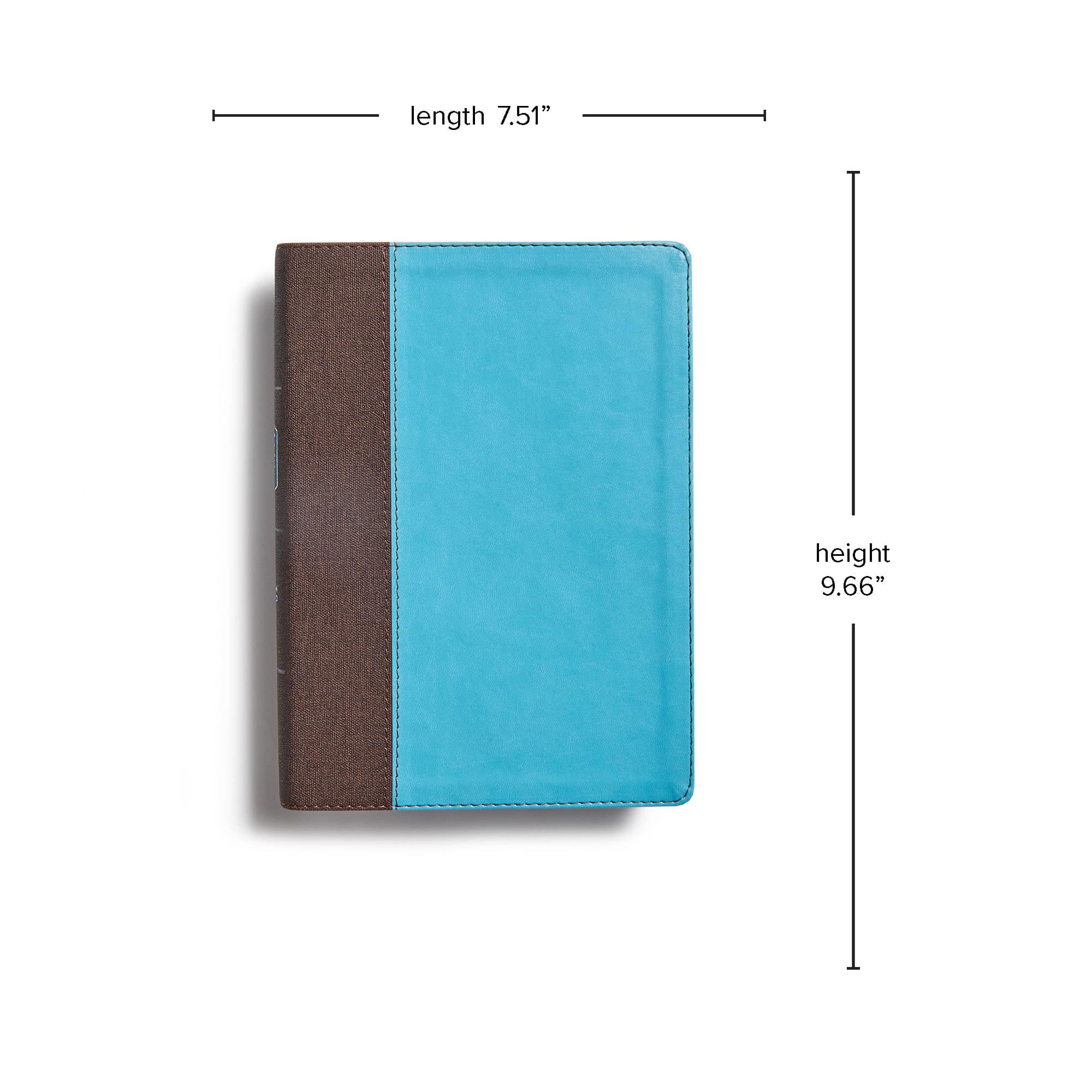 slide 6 of 7 for CSB Life Essentials Interactive Study Bible, Brown/Sky LeatherTouch