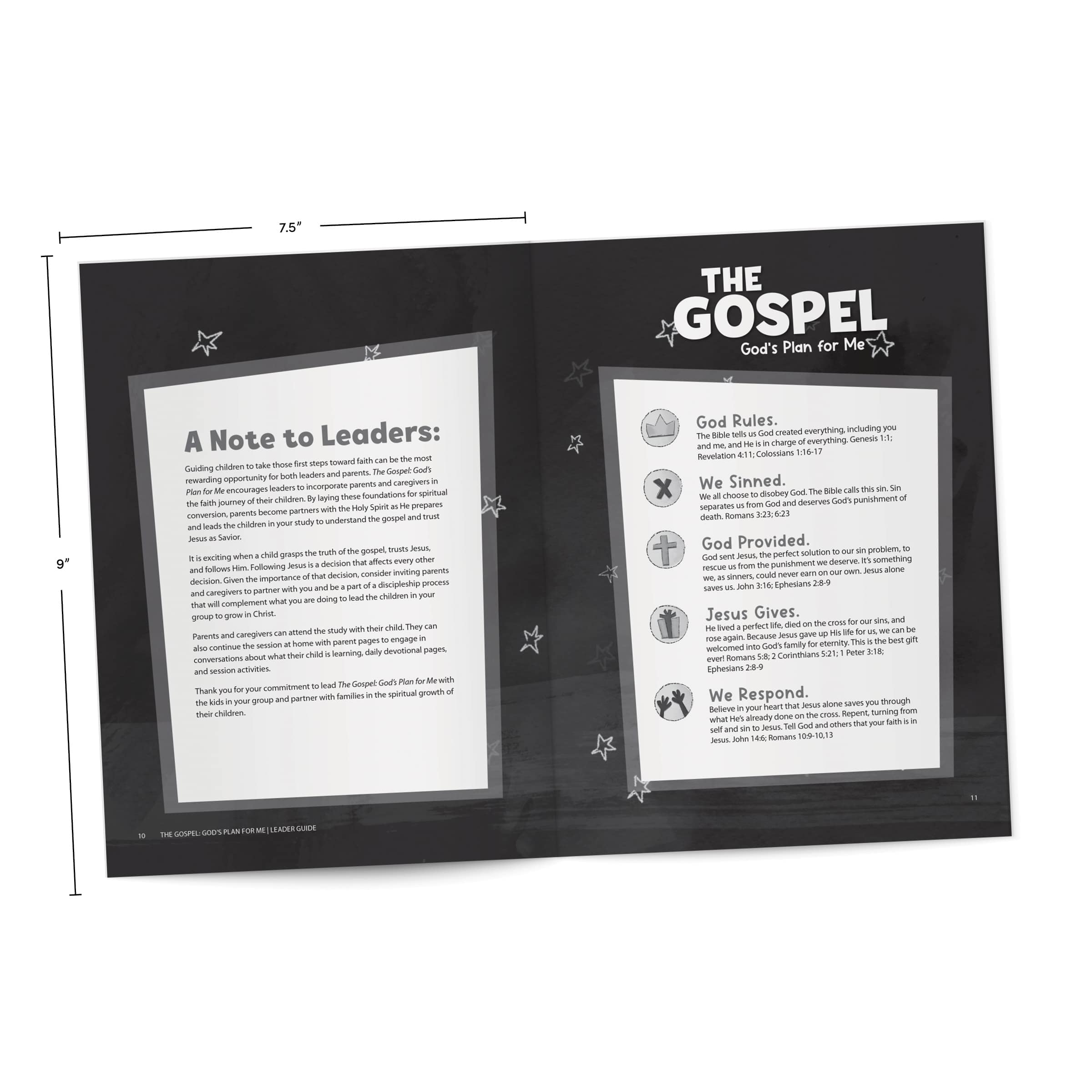 slide 9 of 12 for The Gospel: God's Plan for Me - Leader Guide
