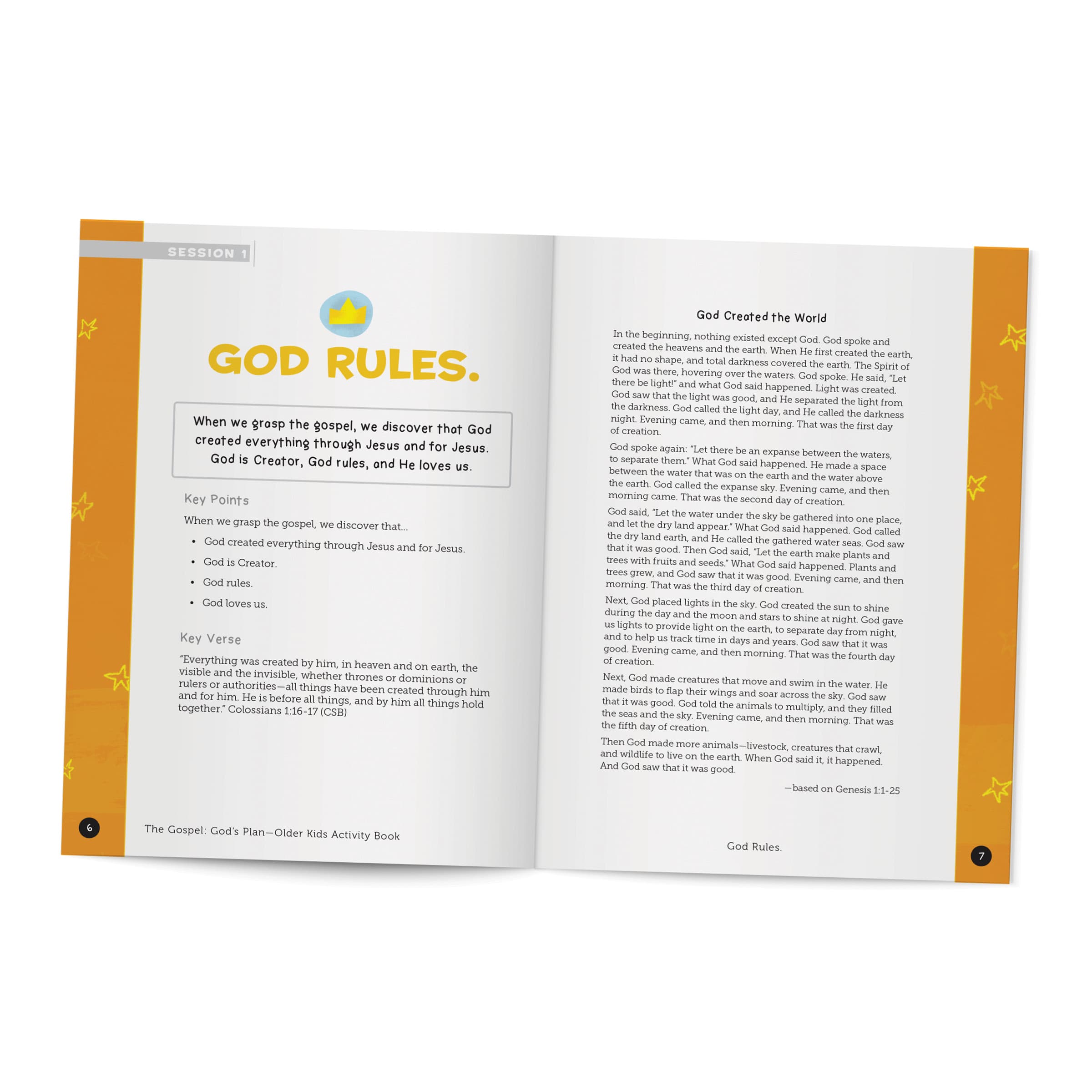 slide 5 of 8 for The Gospel: God's Plan for Me - Older Kids Activity Book