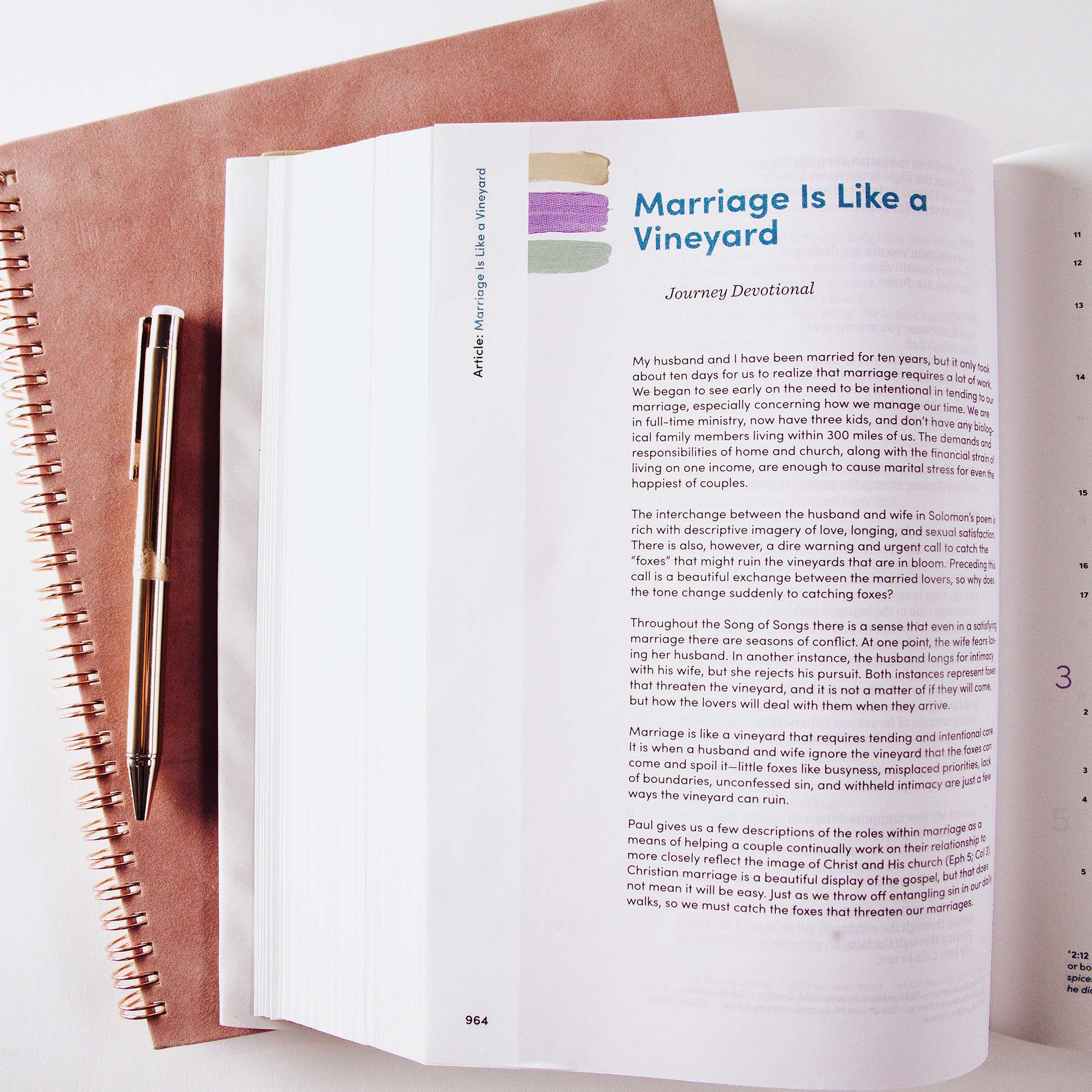 slide 5 of 11 for CSB Lifeway Women's Bible, Camel Cloth Over Board