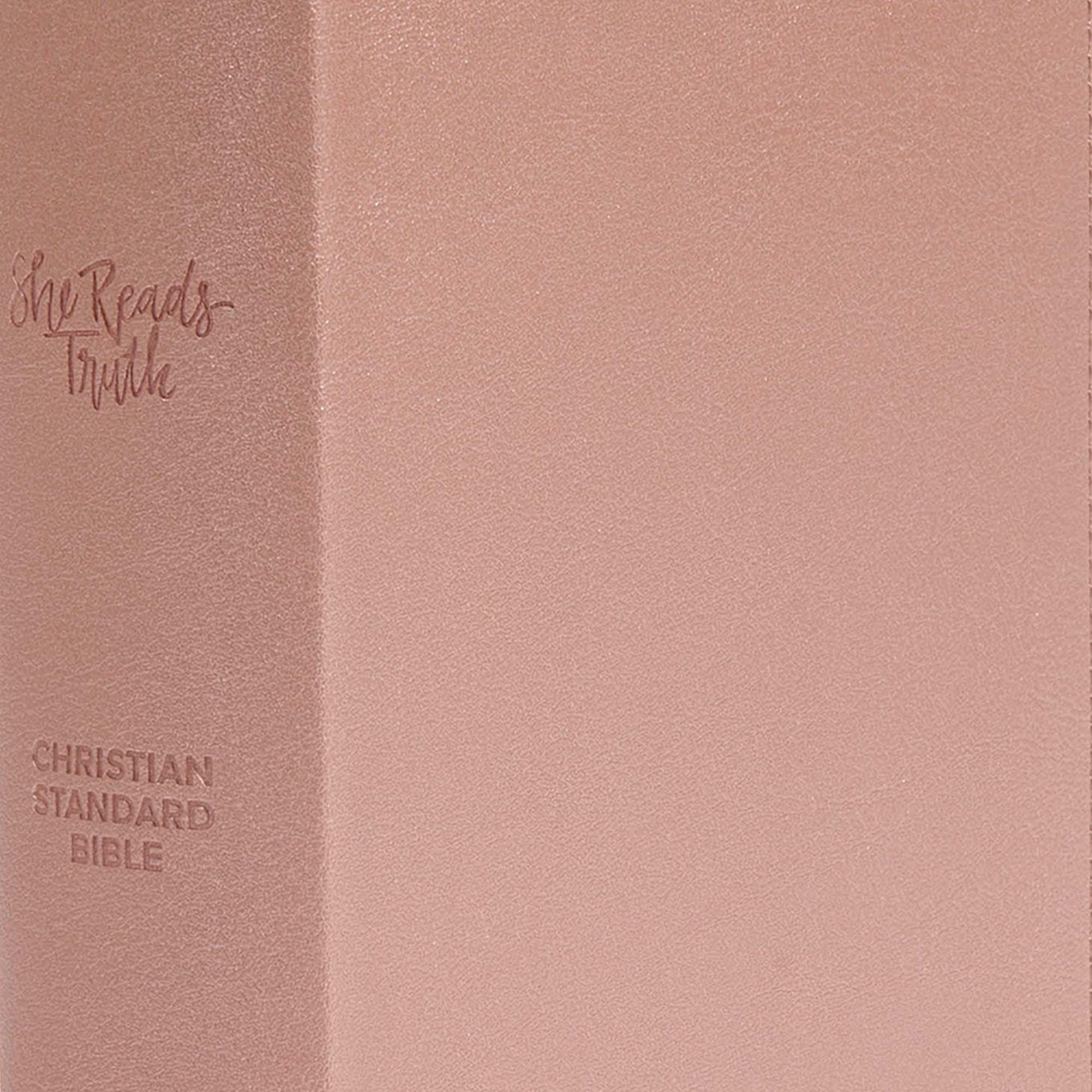 slide 9 of 10 for CSB She Reads Truth Bible, Rose Gold LeatherTouch, Indexed