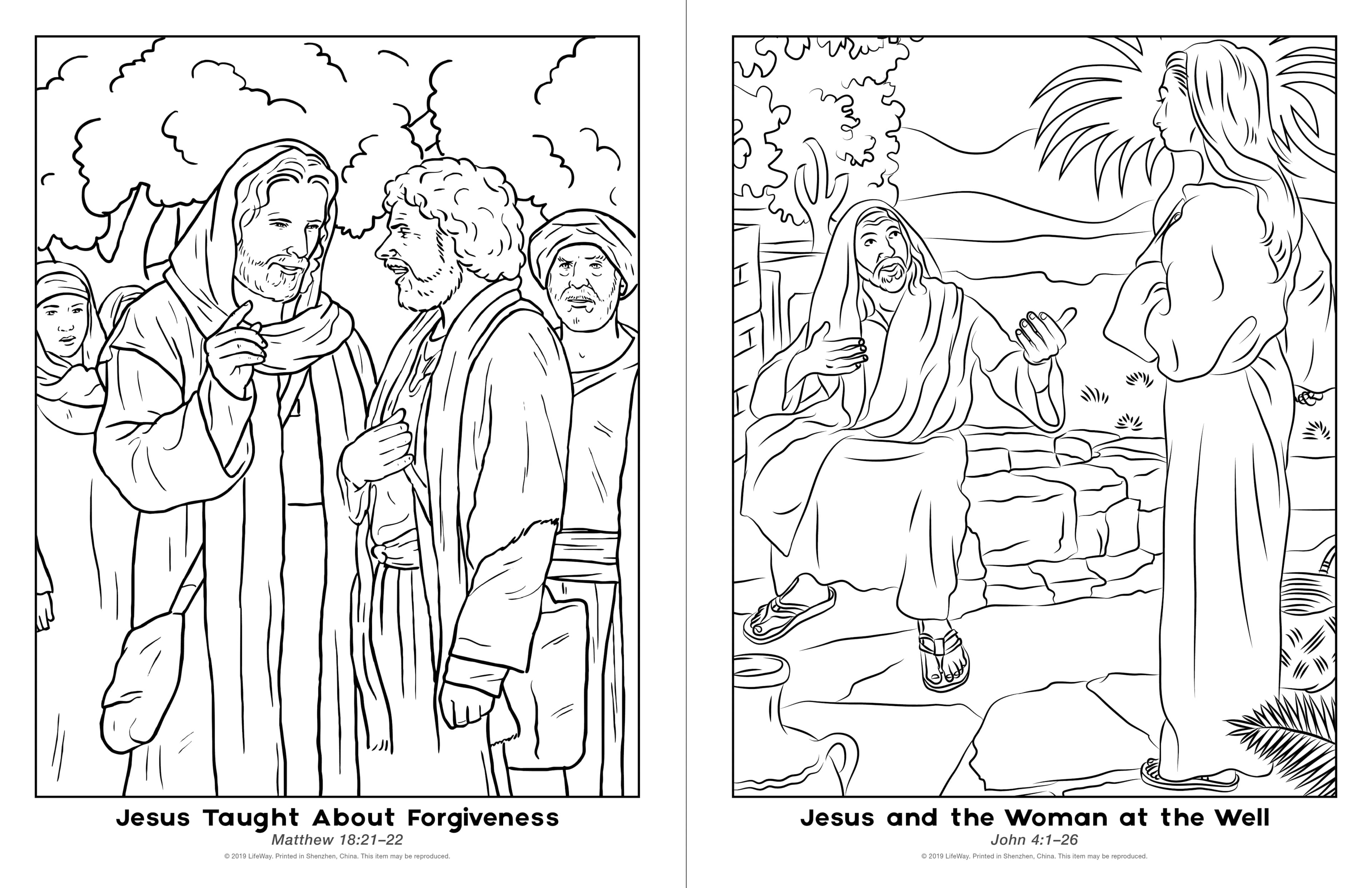 slide 4 of 4 for Live It Out Bible Story Coloring Book