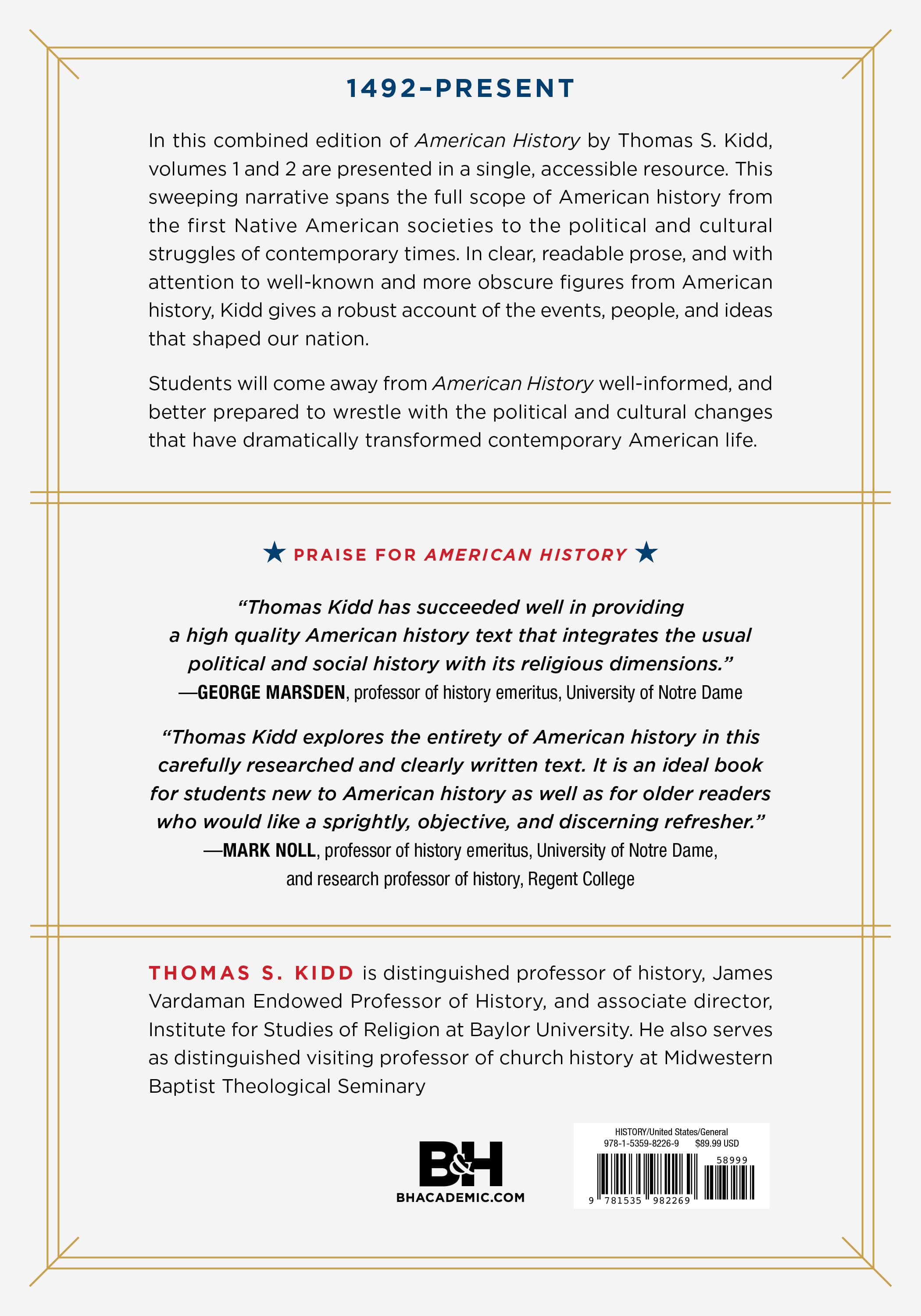 slide 2 of 2 for American History, Combined Edition
