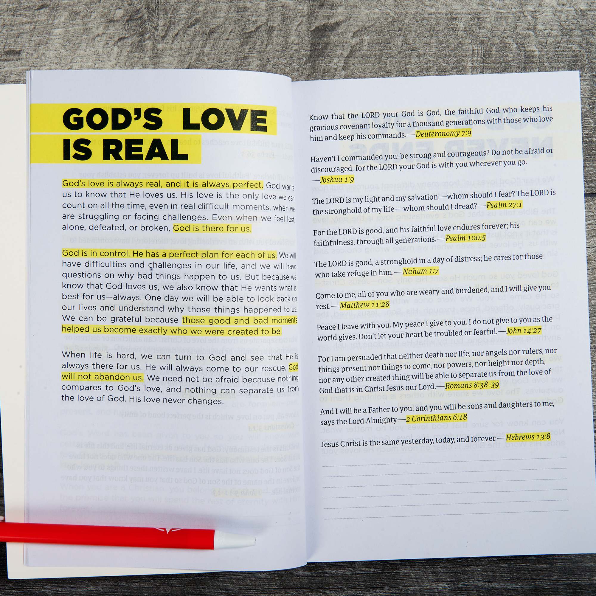 slide 4 of 9 for CSB God Loves You Bible for Teens
